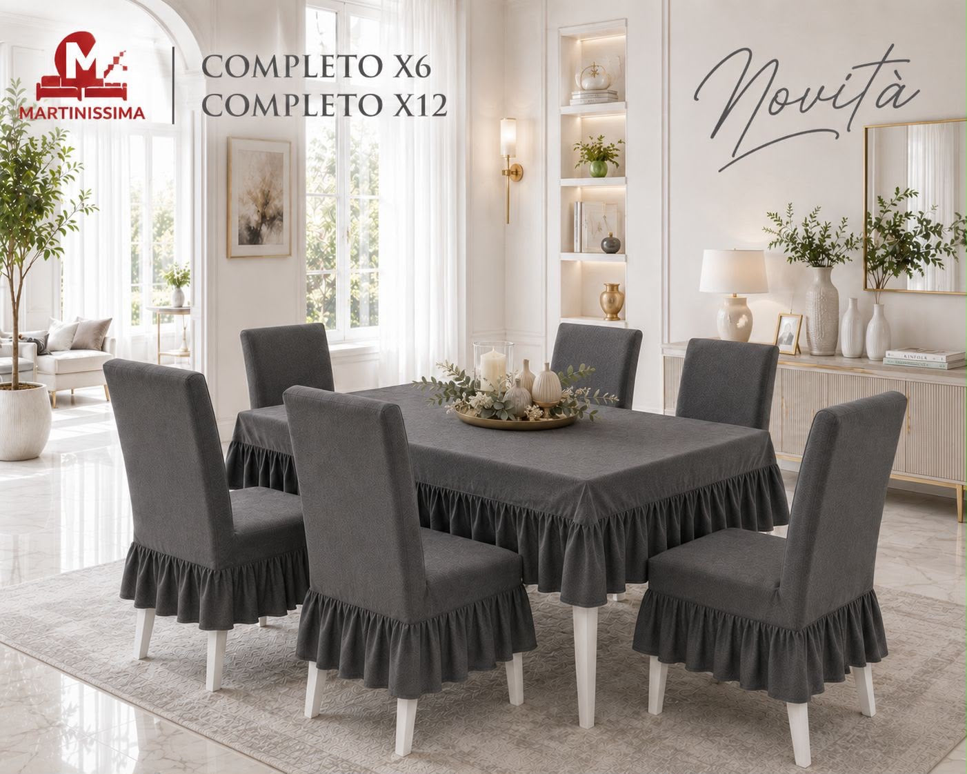 Coordinato Cucina Tovaglia + Vestisedia