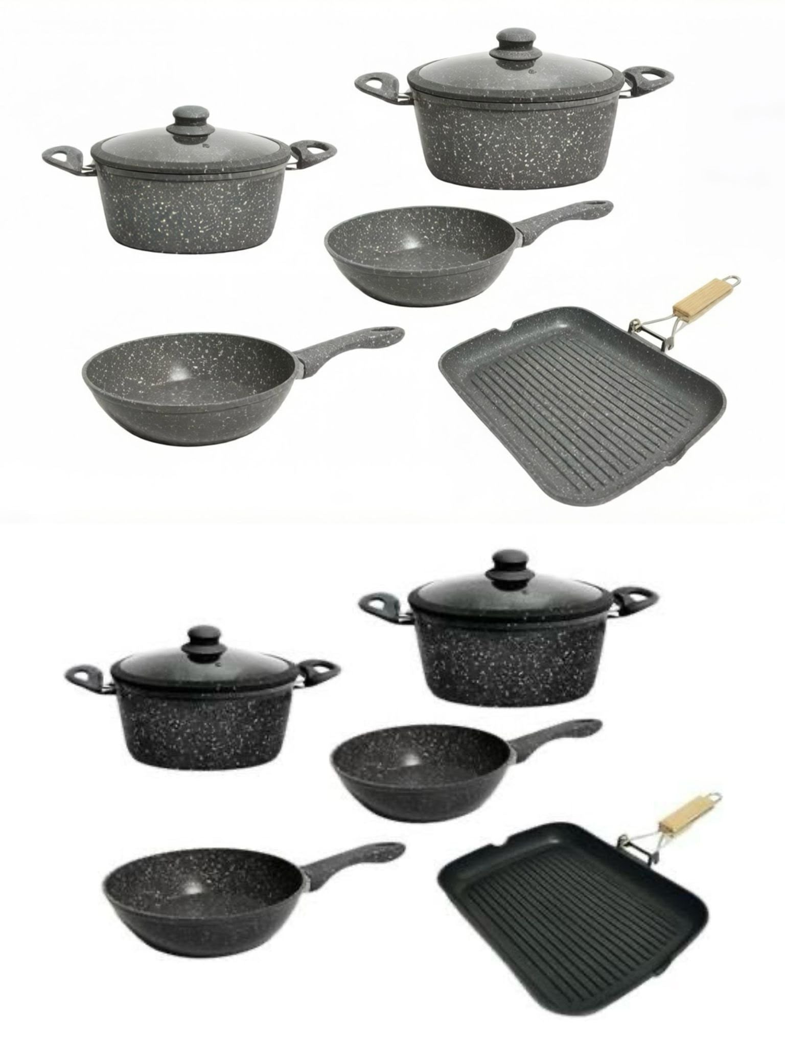 Batteria da 7 pezzi antiaderente