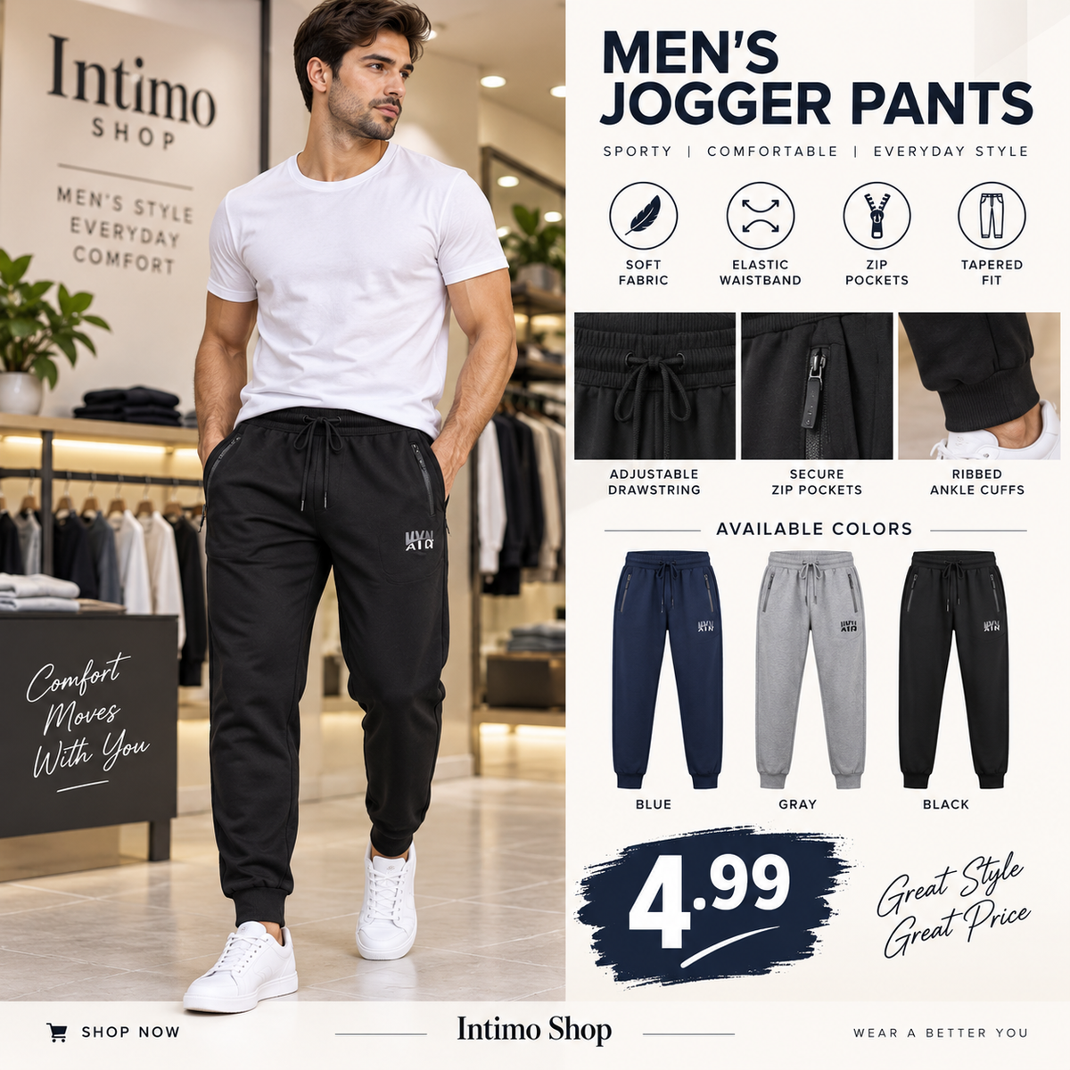 Pantatuta Uomo Regular