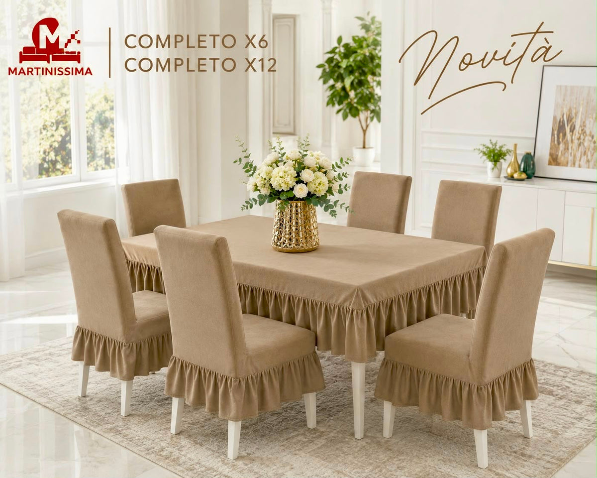 Coordinato Cucina Tovaglia + Vestisedia