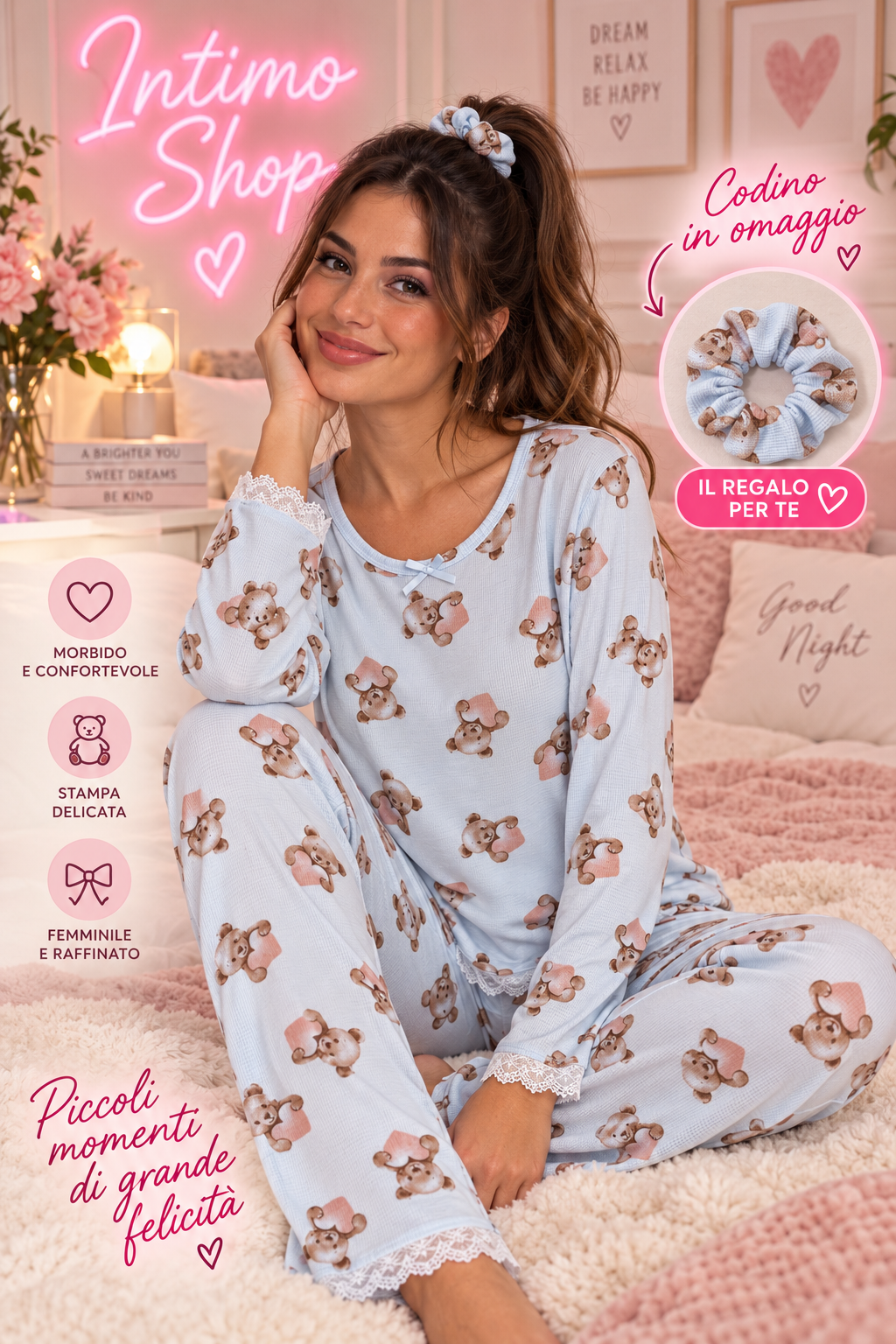 Pigiama Teddy con codino