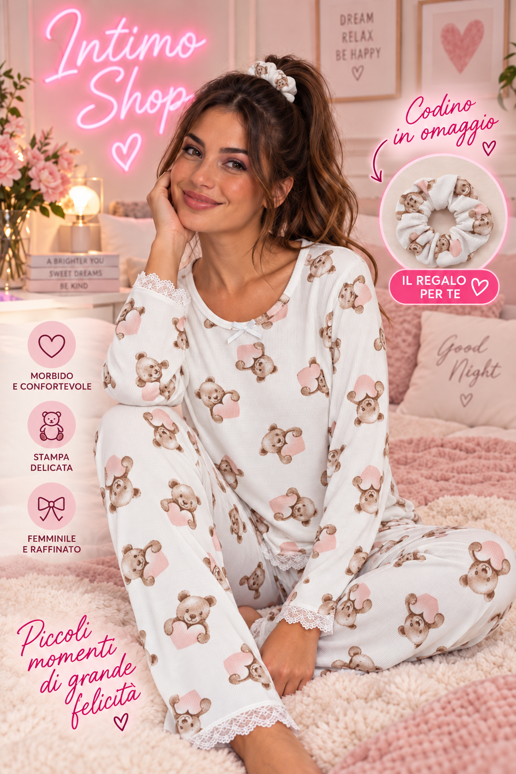 Pigiama Teddy con codino