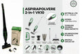 Aspirapolvere ricaricabile 2 in 1