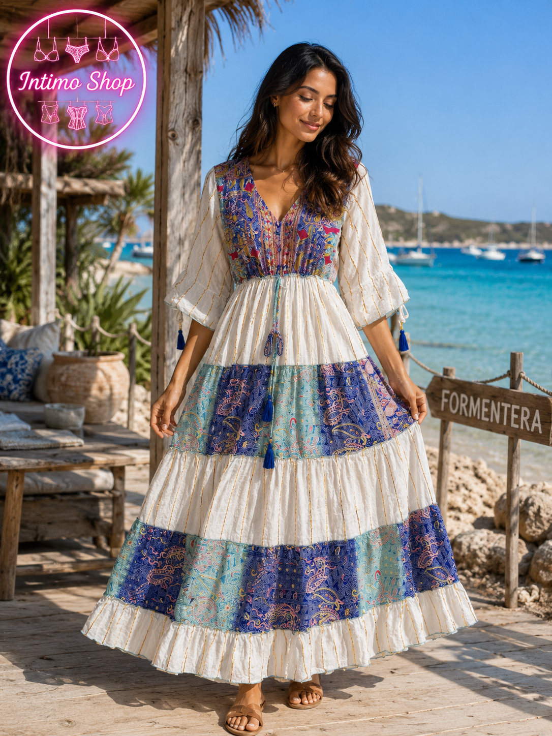 Vestito Formentera Tg Unica