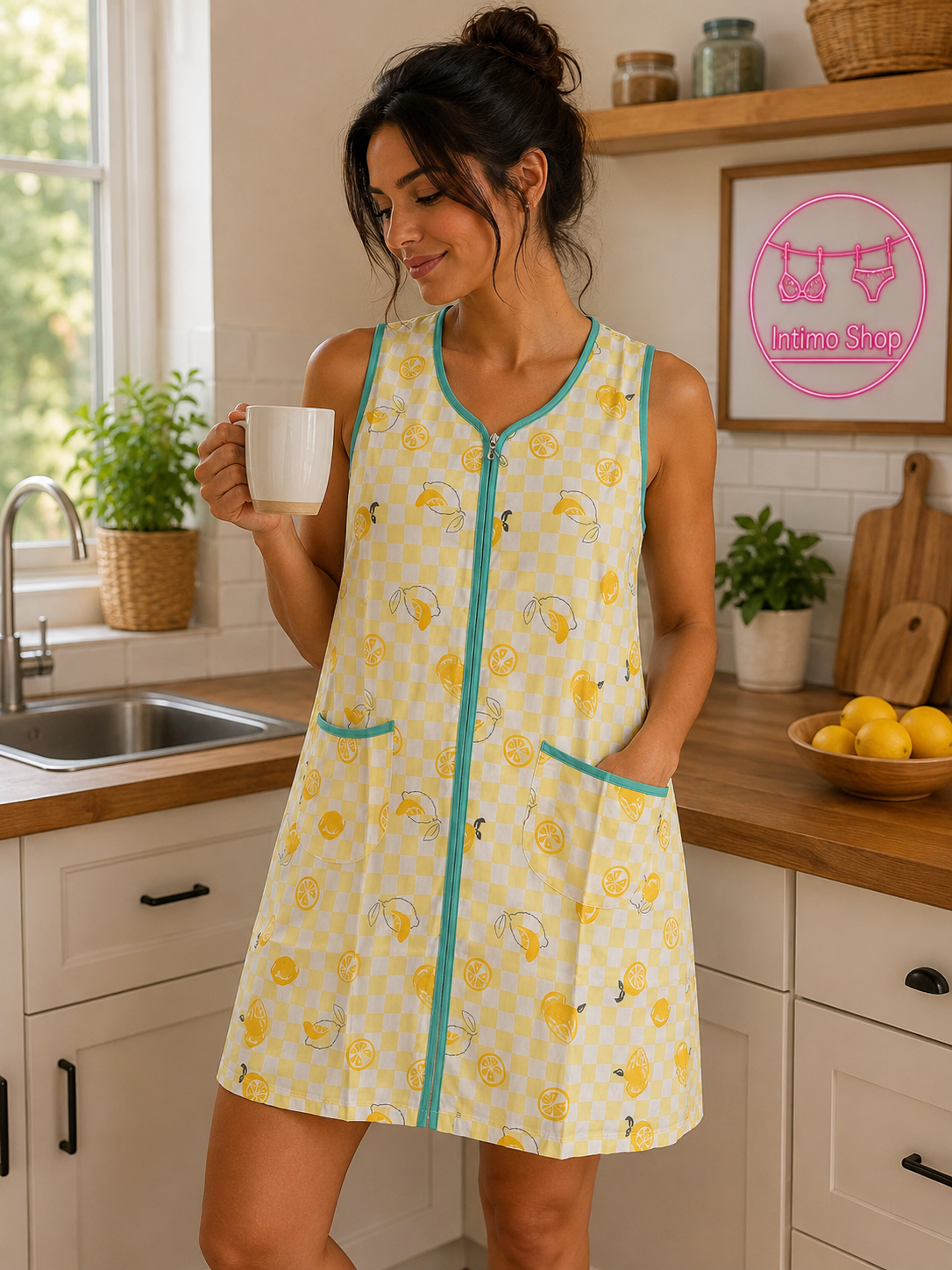 Camice Con Zip 6368
