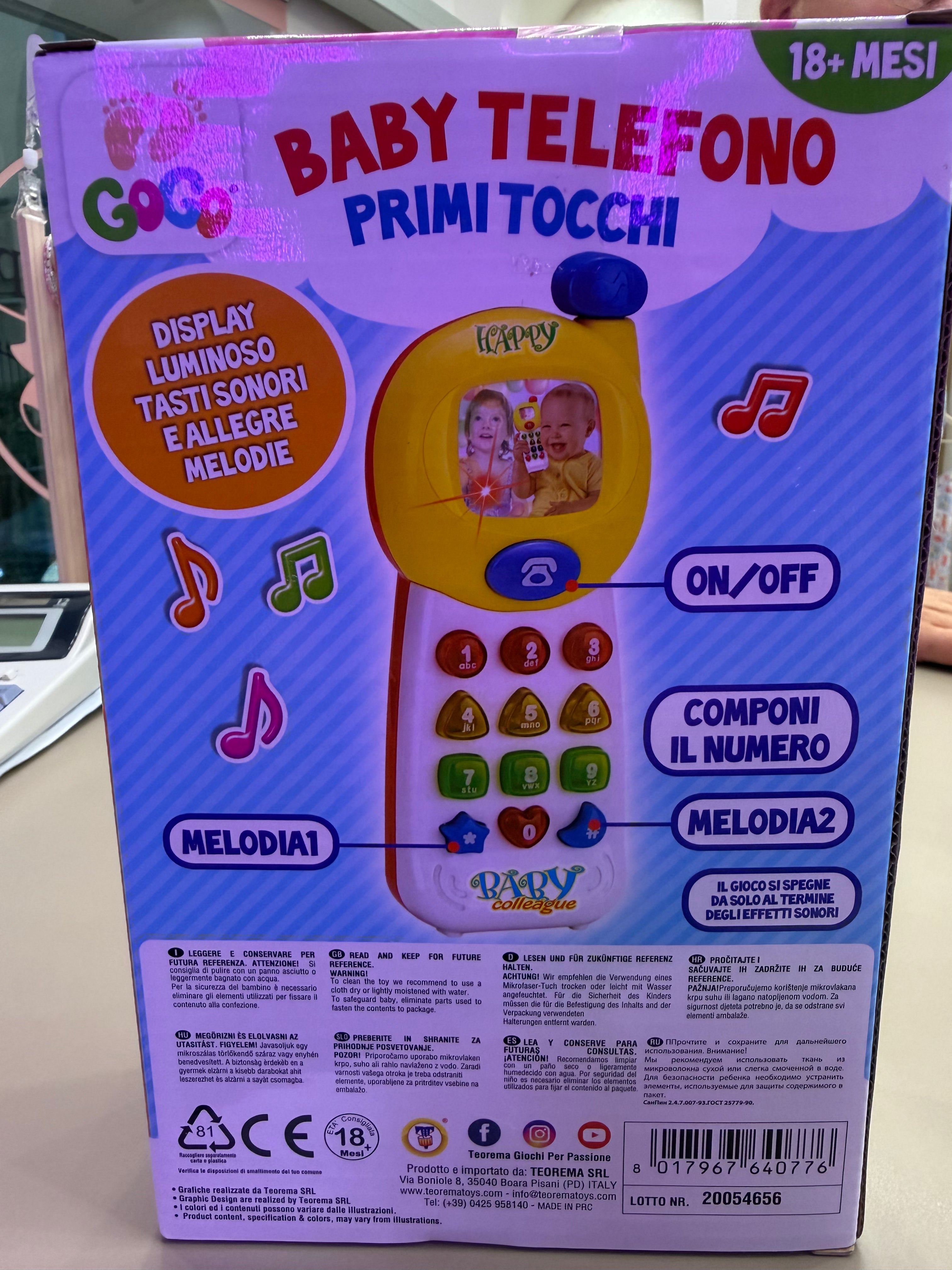 Baby Telefono Primi Tocchi