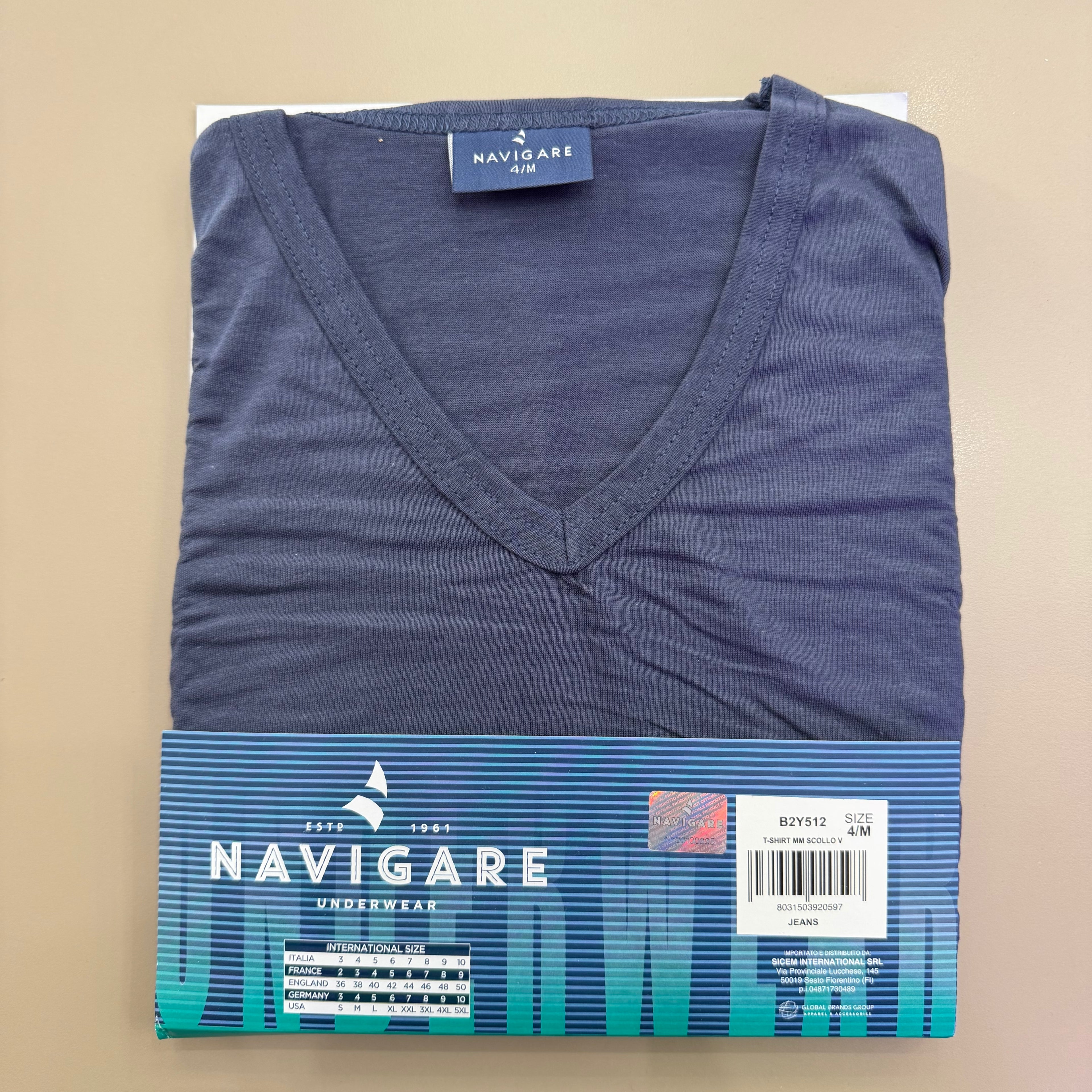 T-shirt Scollo V Navigare