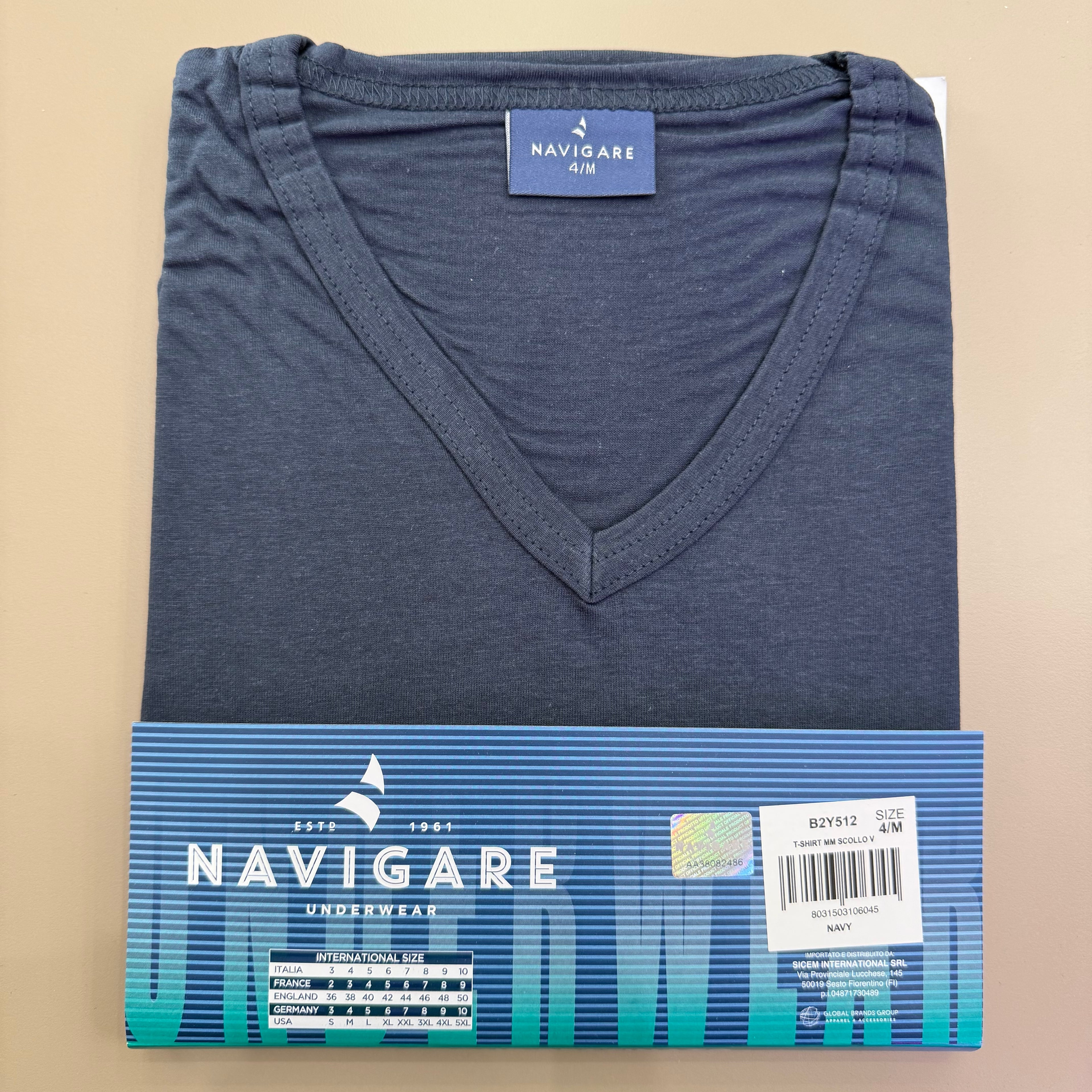 T-shirt Scollo V Navigare