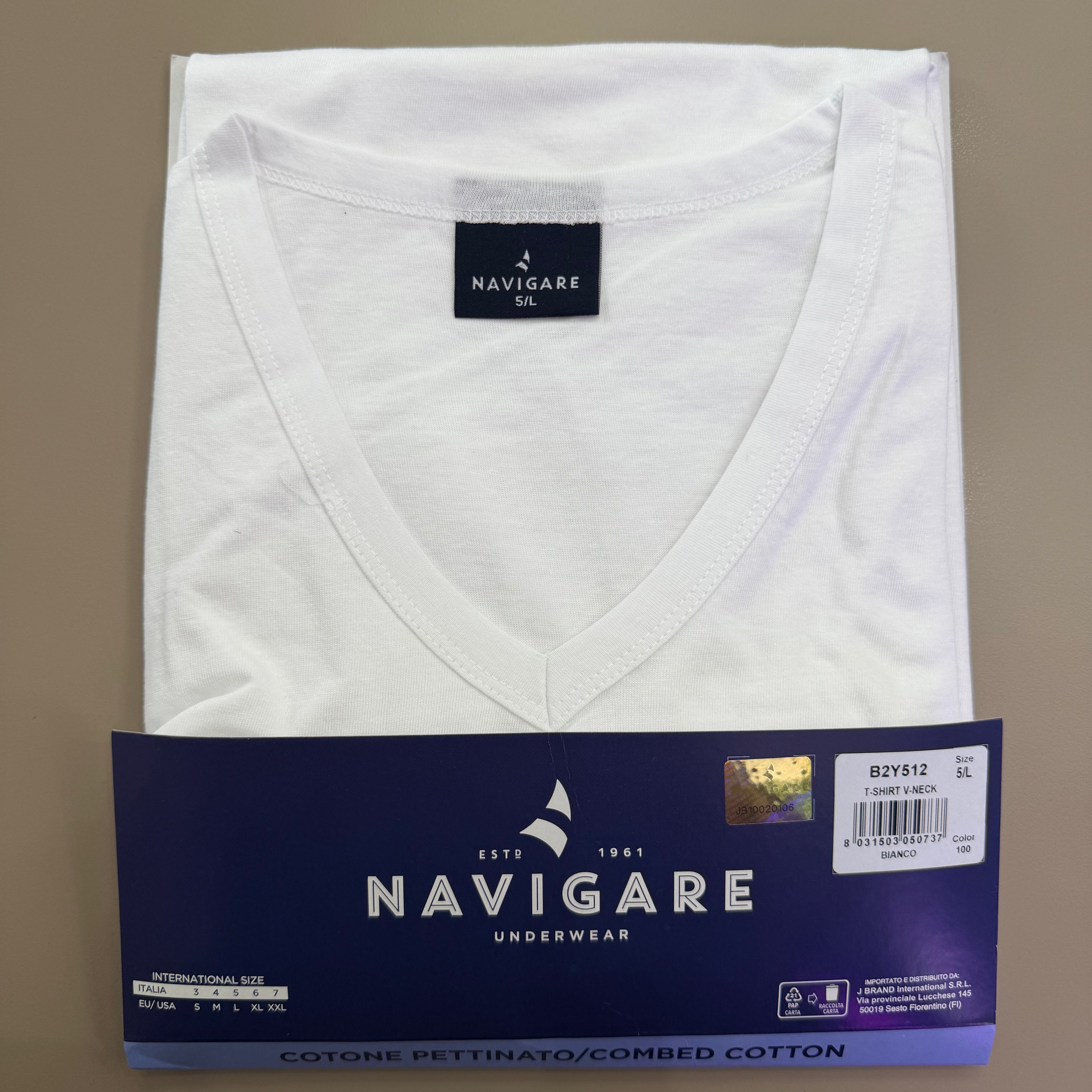 T-shirt Scollo V Navigare