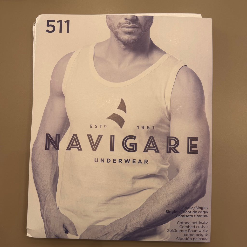 Canotta Spalla Larga Navigare