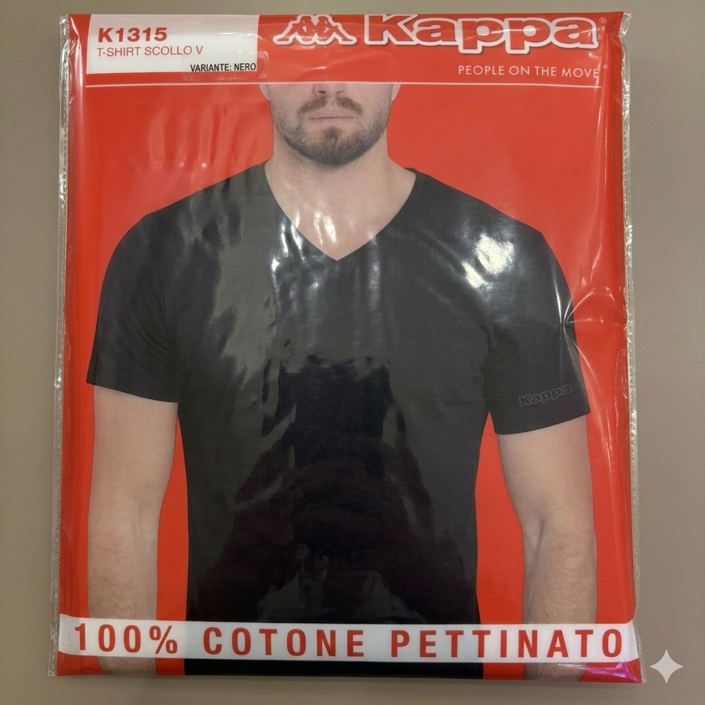 T-shirt scollo V Kappa