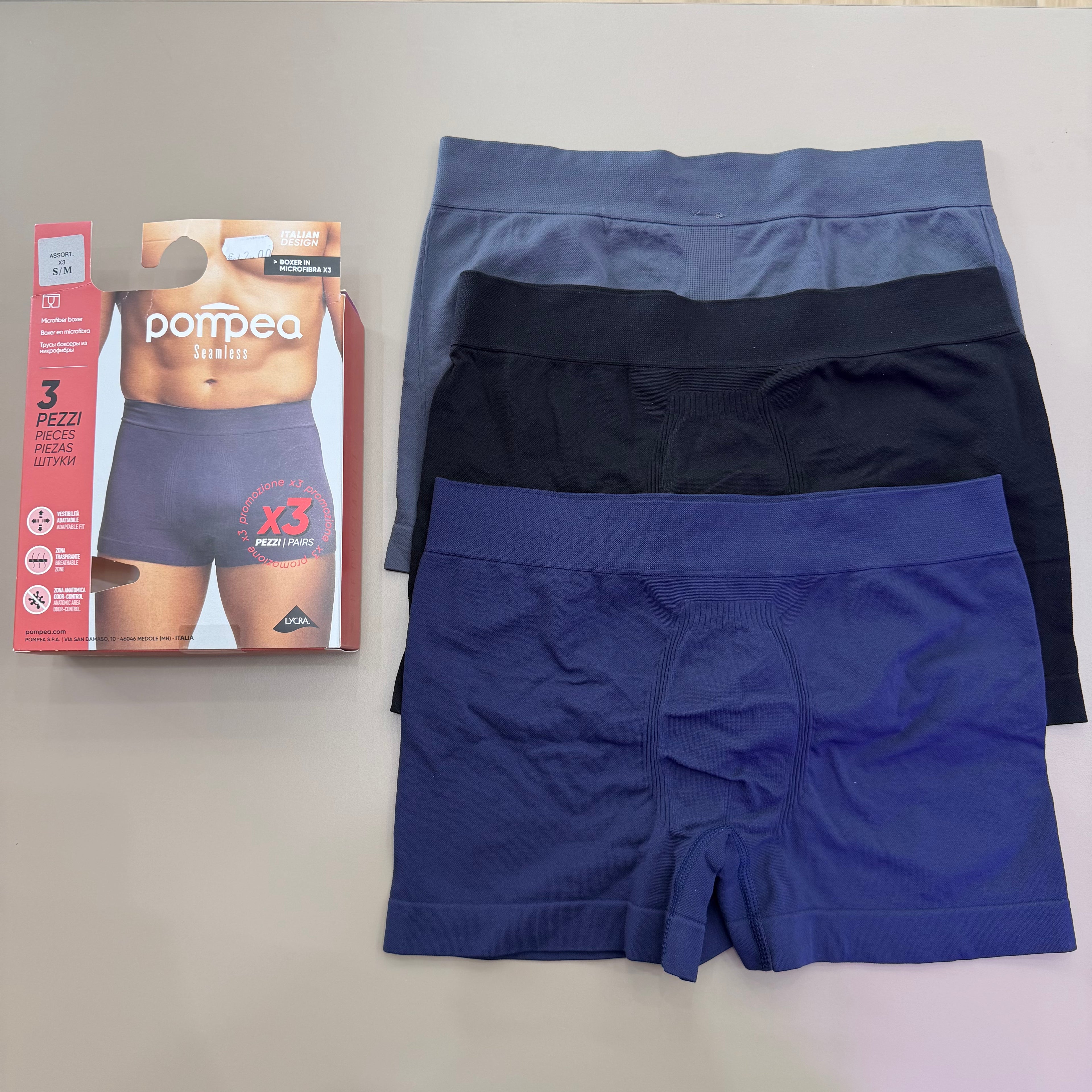 Boxer Uomo Pompea Microfibra