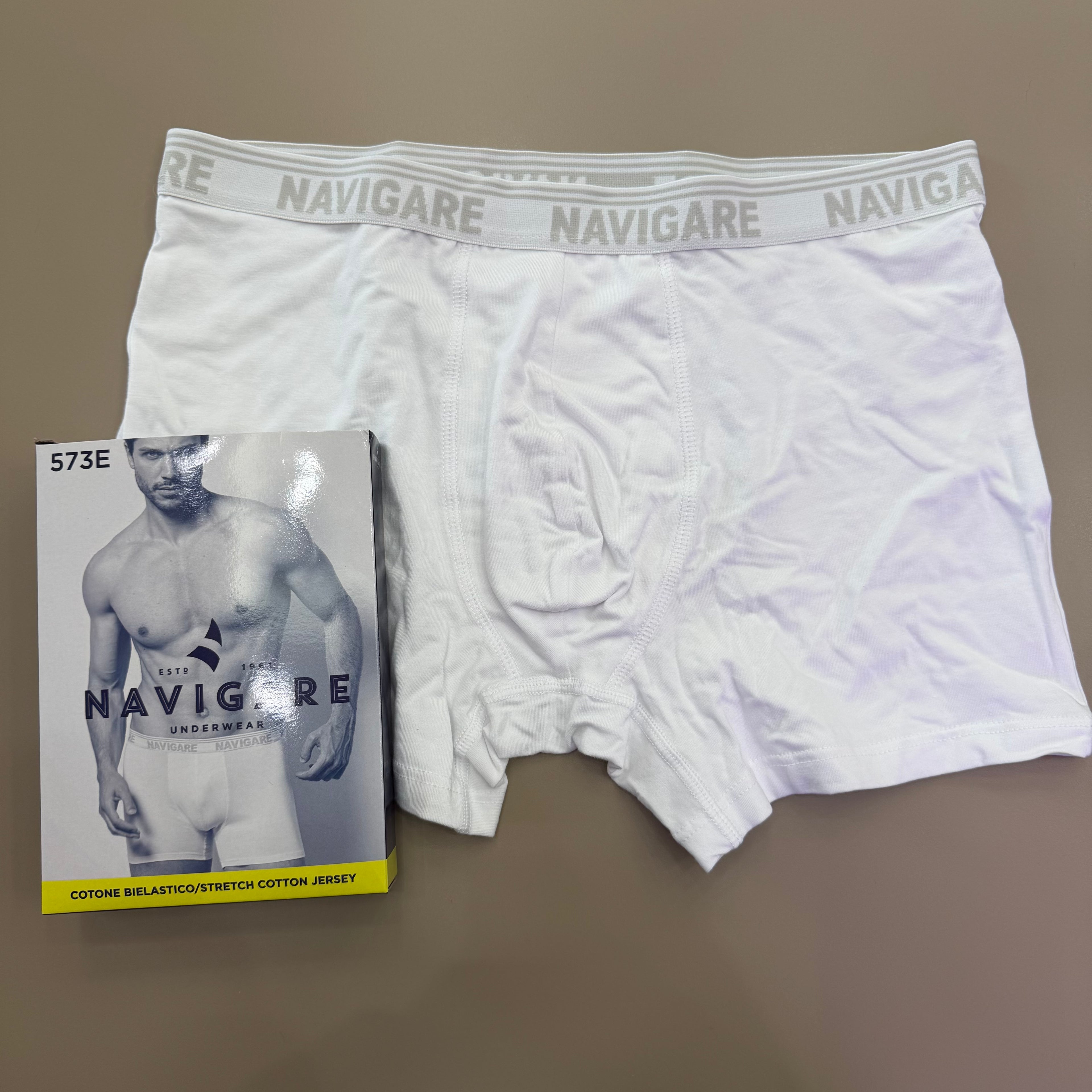 Boxer Bianchi Navigare 3 pezzi