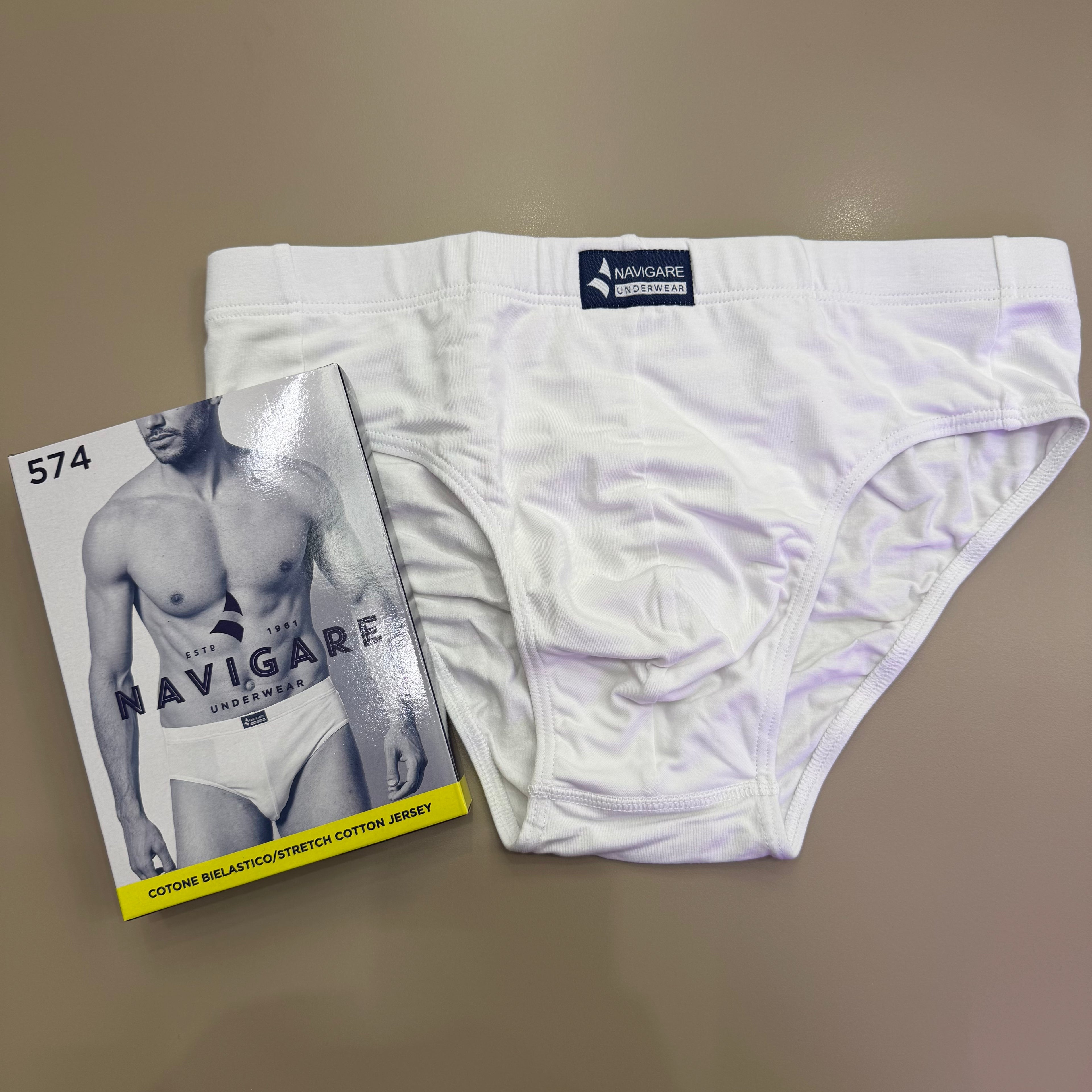 Slip Uomo Navigare Bianchi 3 pezzi