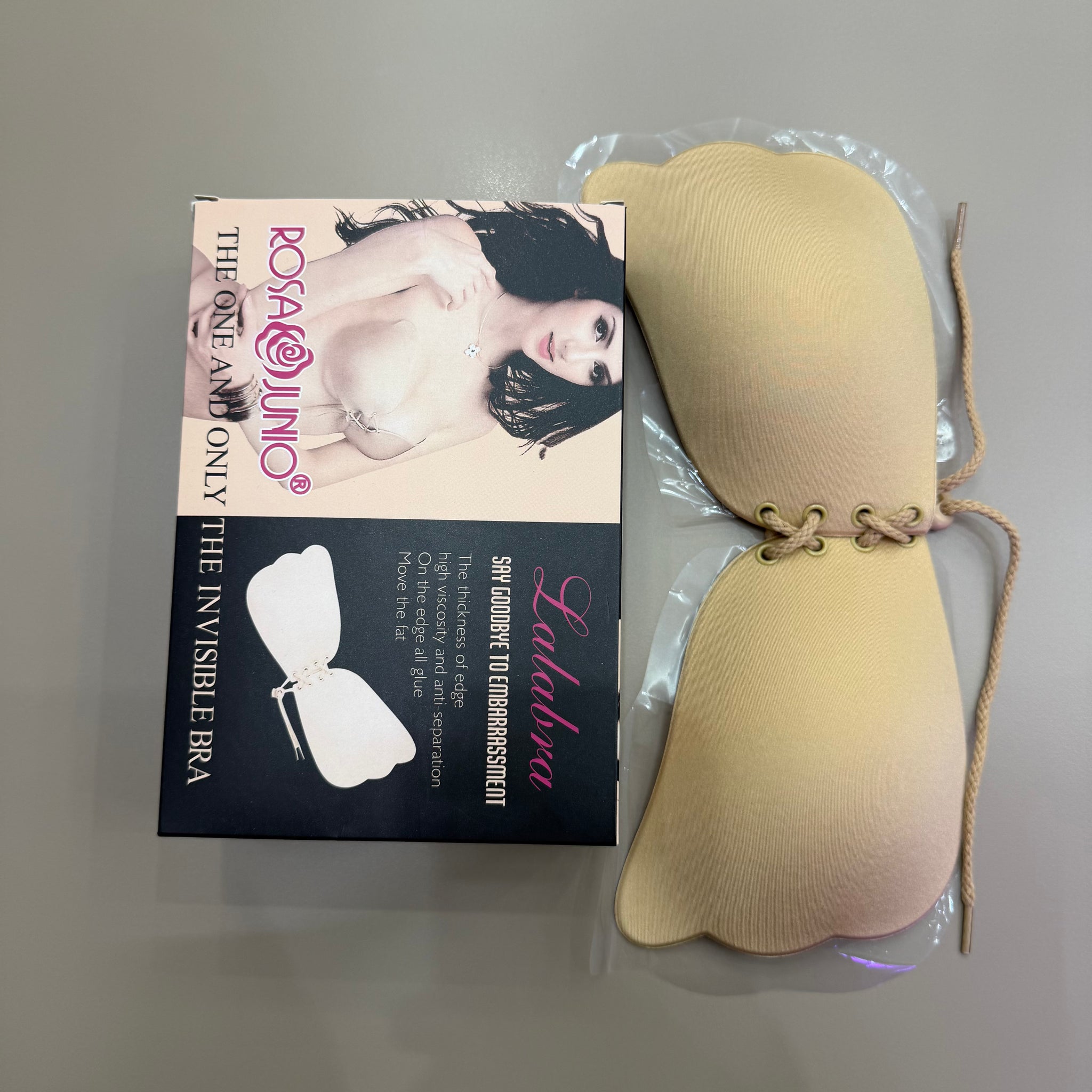 Coppe Adesive Con Laccetti Effetto Push-up