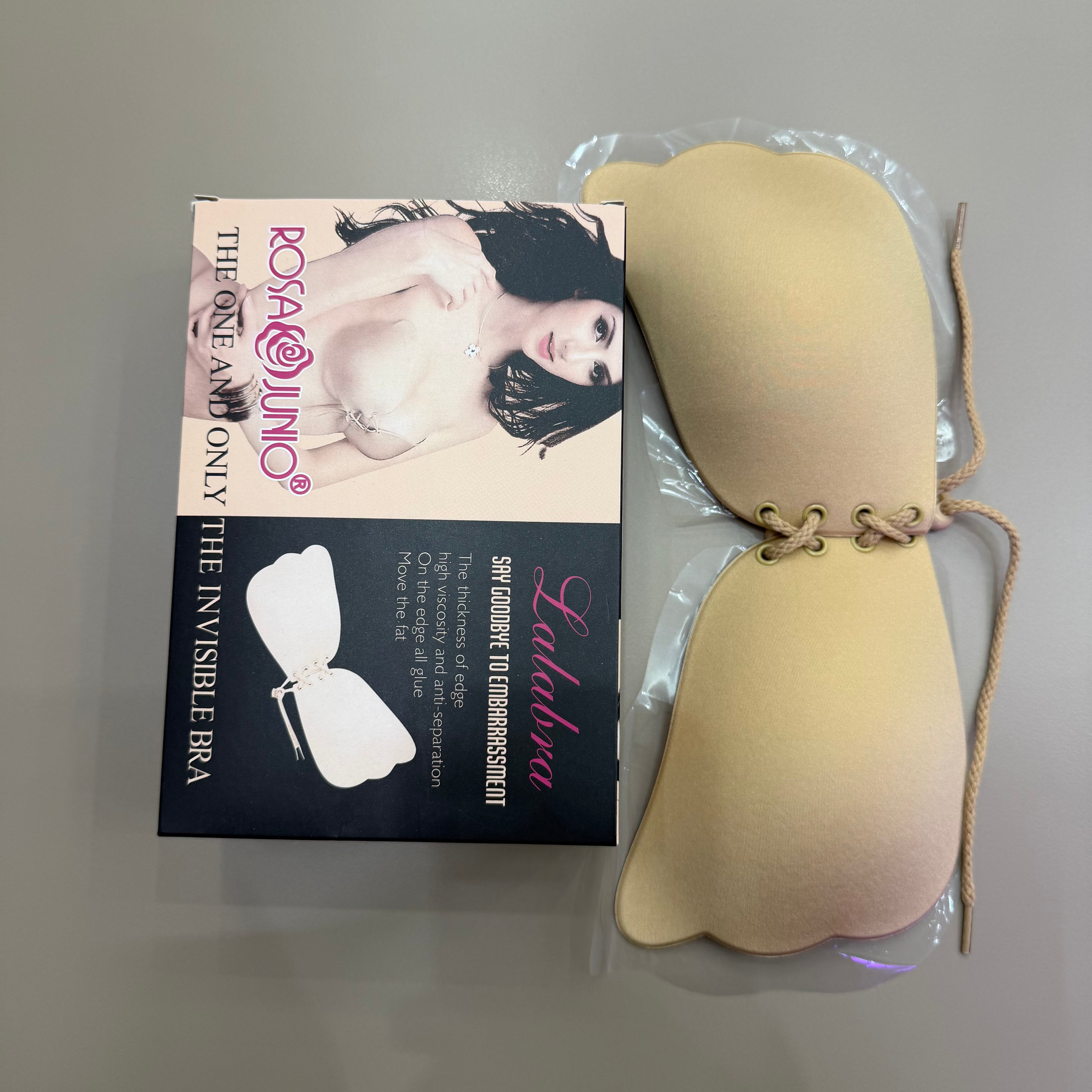 Coppe Adesive Con Laccetti Effetto Push-up