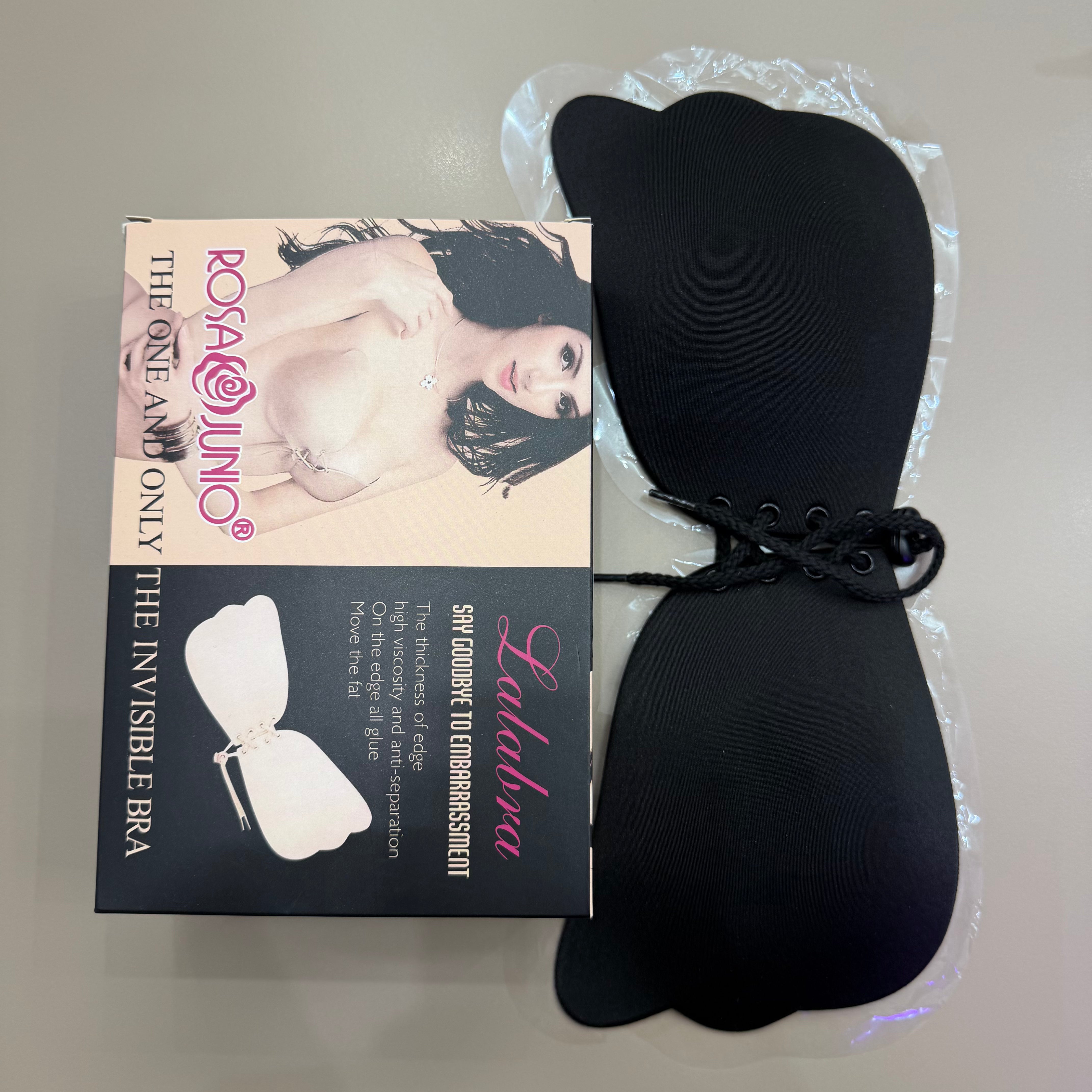 Coppe Adesive Con Laccetti Effetto Push-up