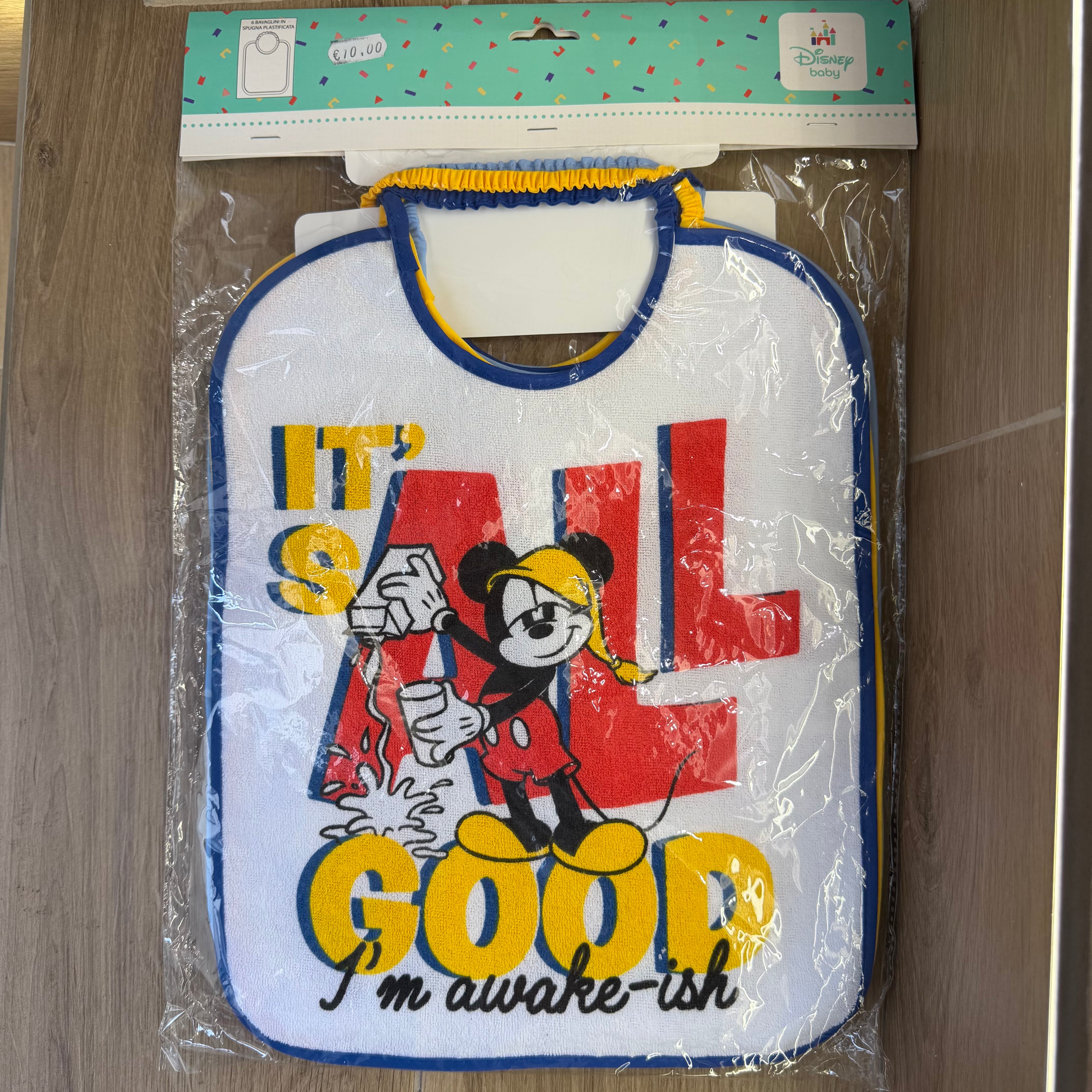 Bavettoni 26X36 Disney 6 pezzi
