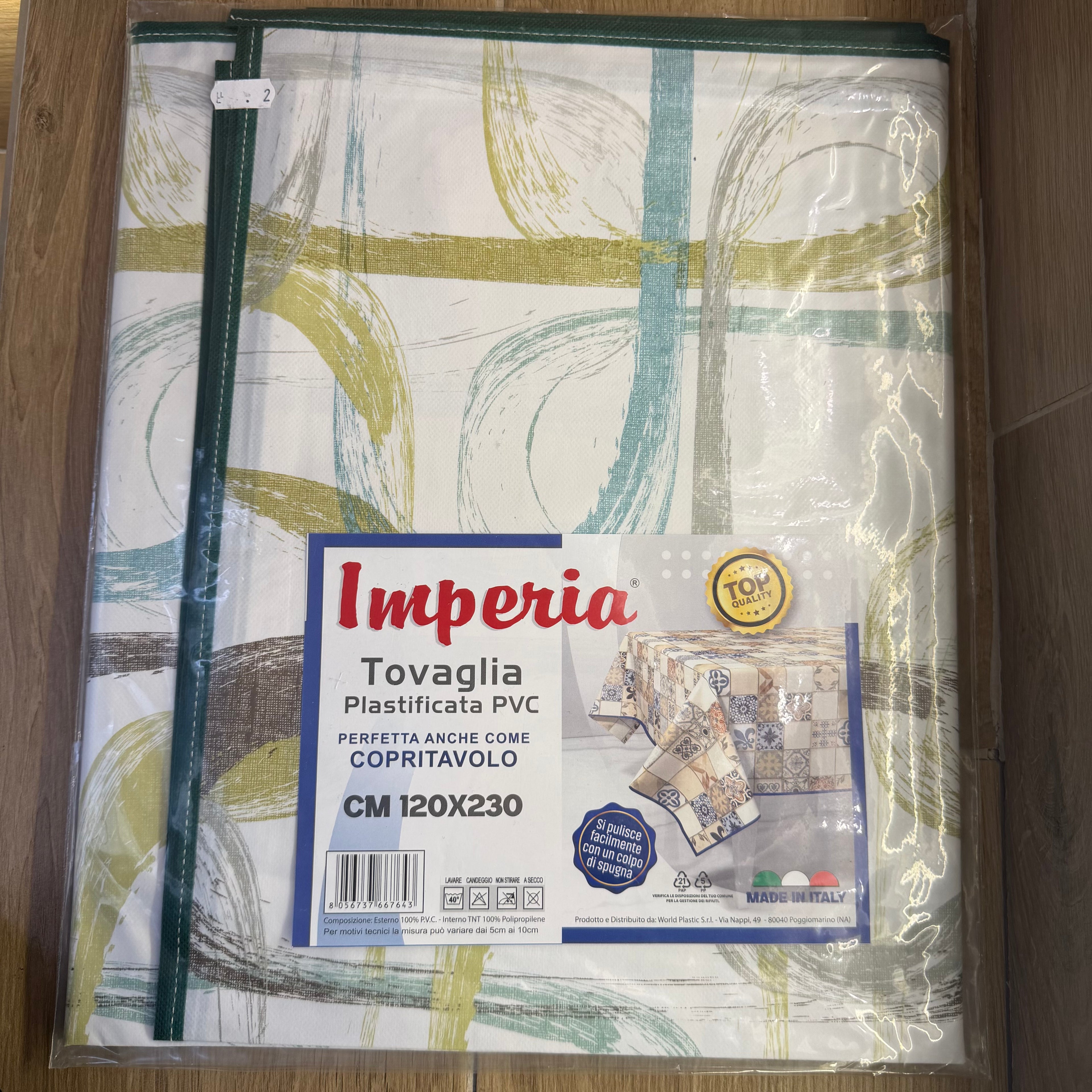 Tovaglia Plastica X12 "120X130"