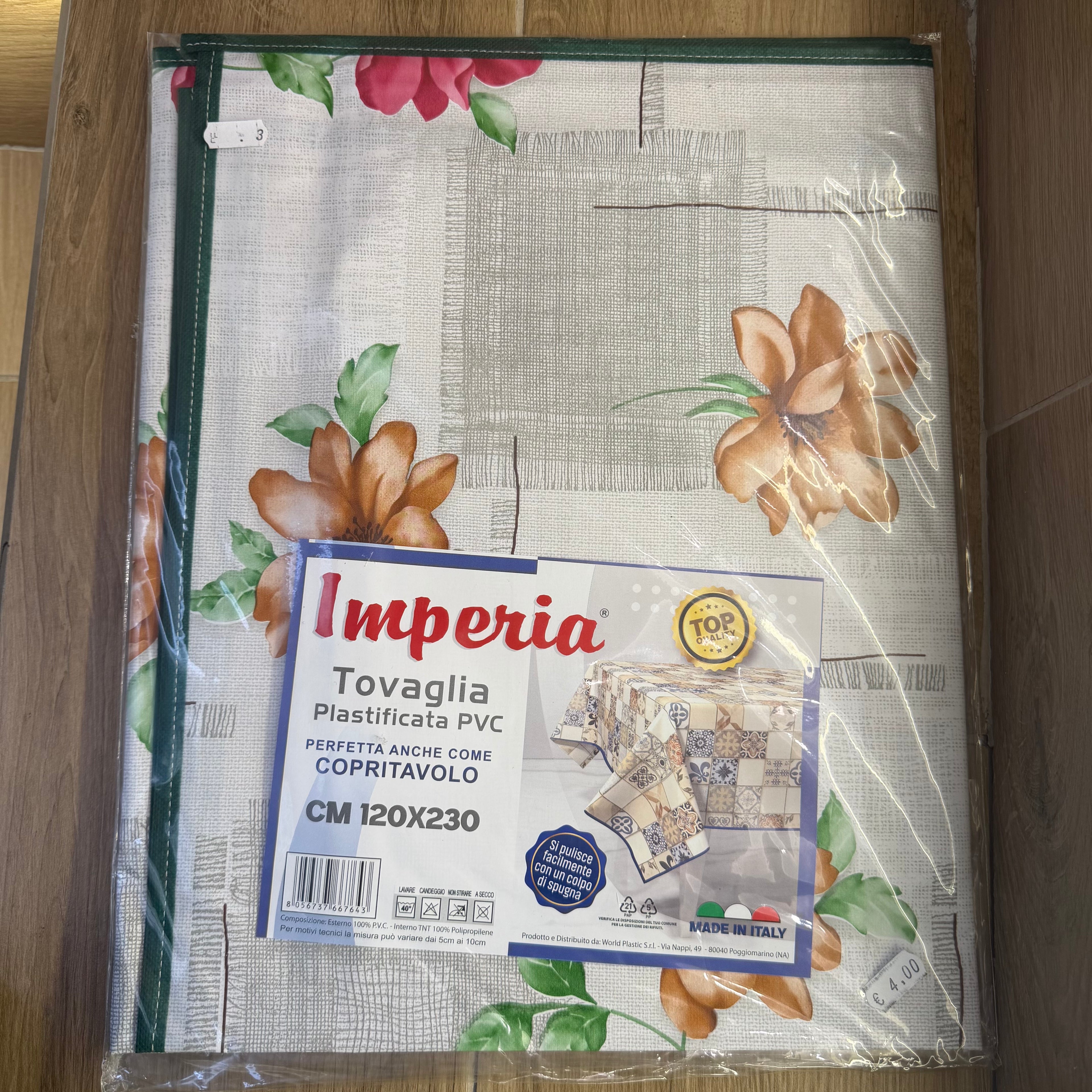 Tovaglia Plastica X12 "120X130"