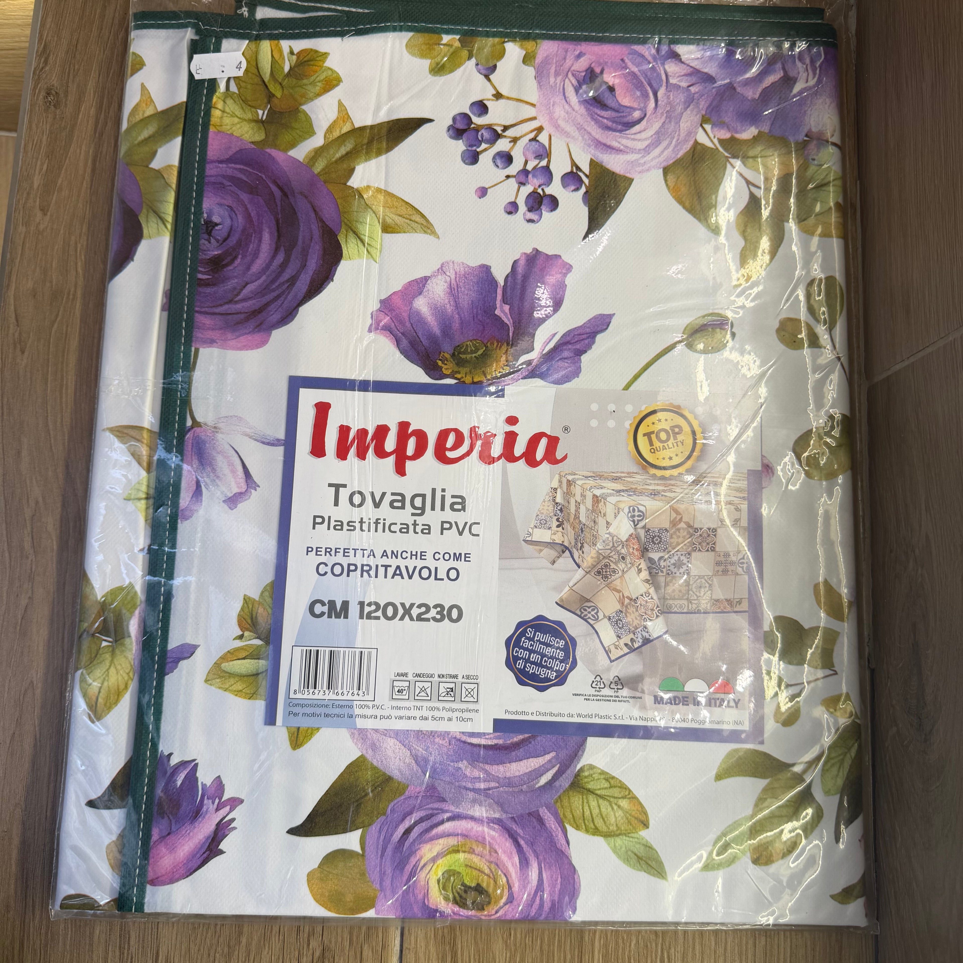 Tovaglia Plastica X12 "120X130"