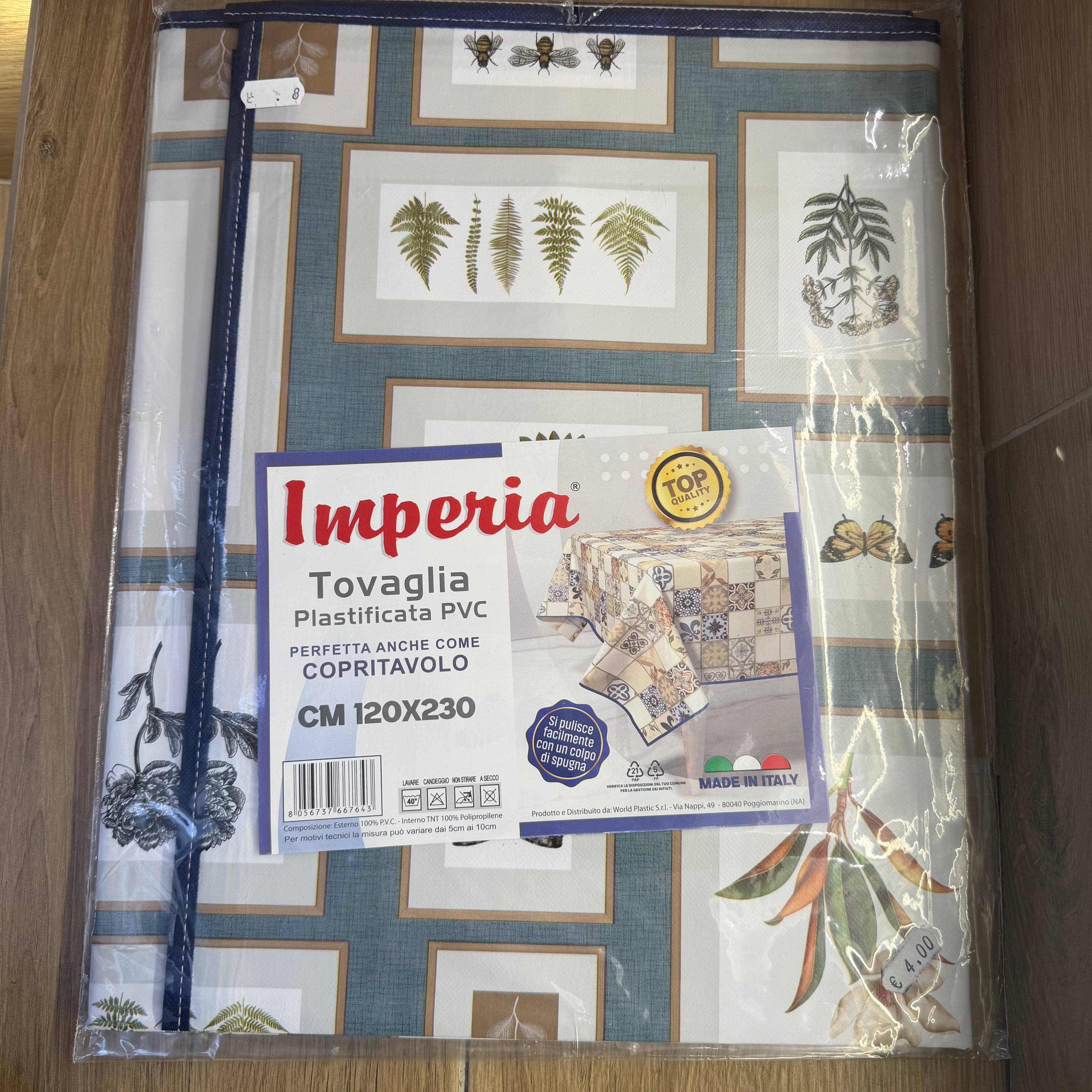 Tovaglia Plastica X12 "120X130"