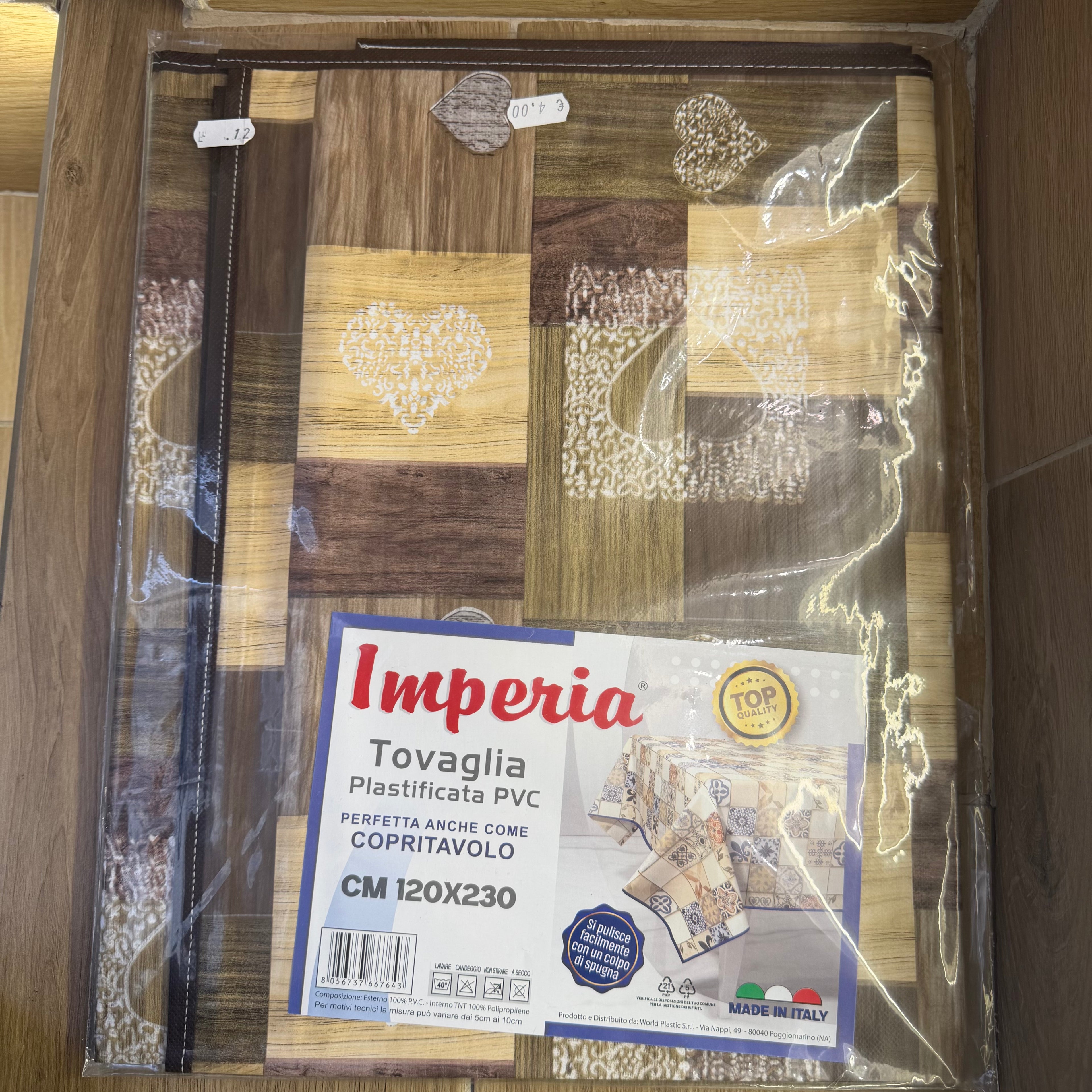 Tovaglia Plastica X12 "120X130"