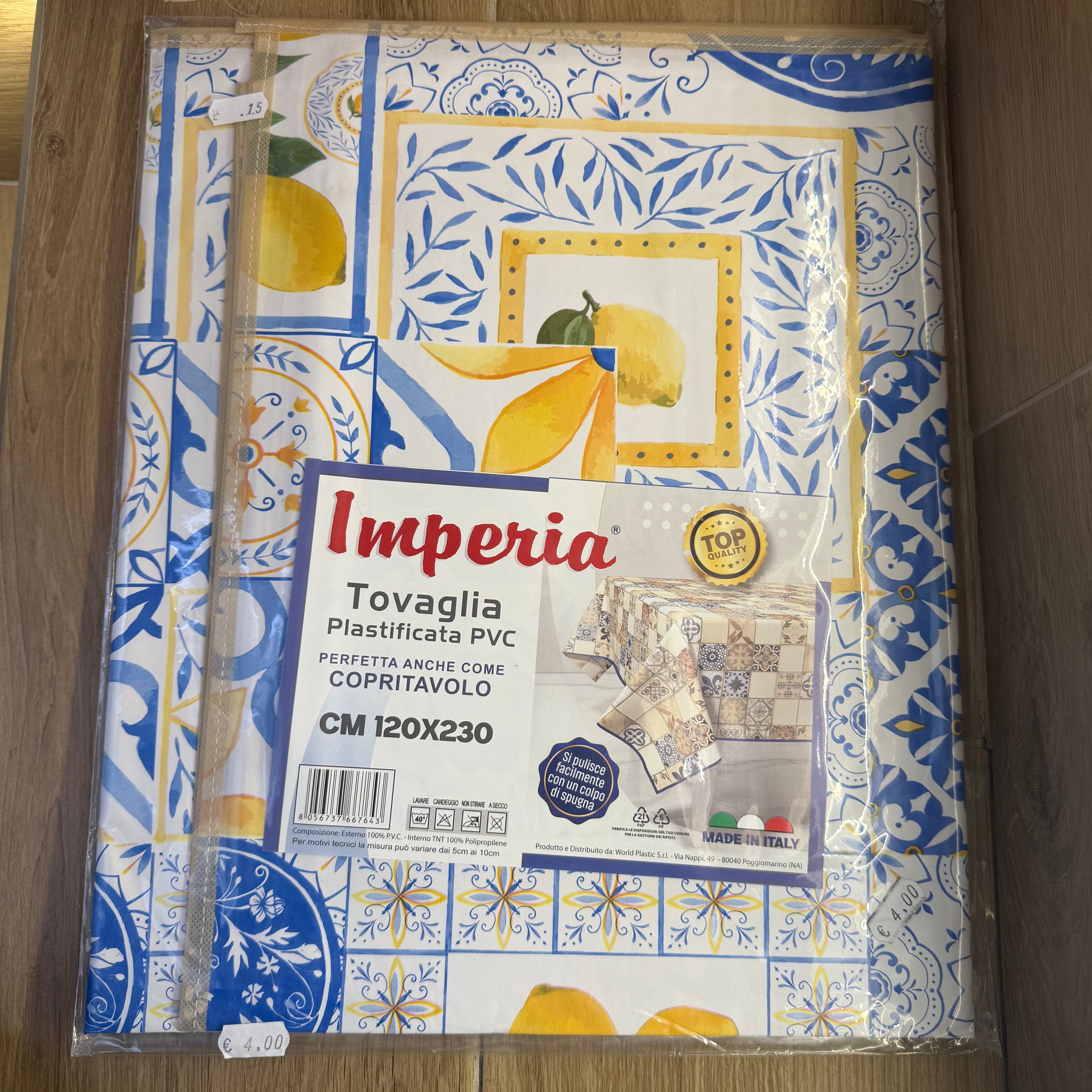 Tovaglia Plastica X12 "120X130"