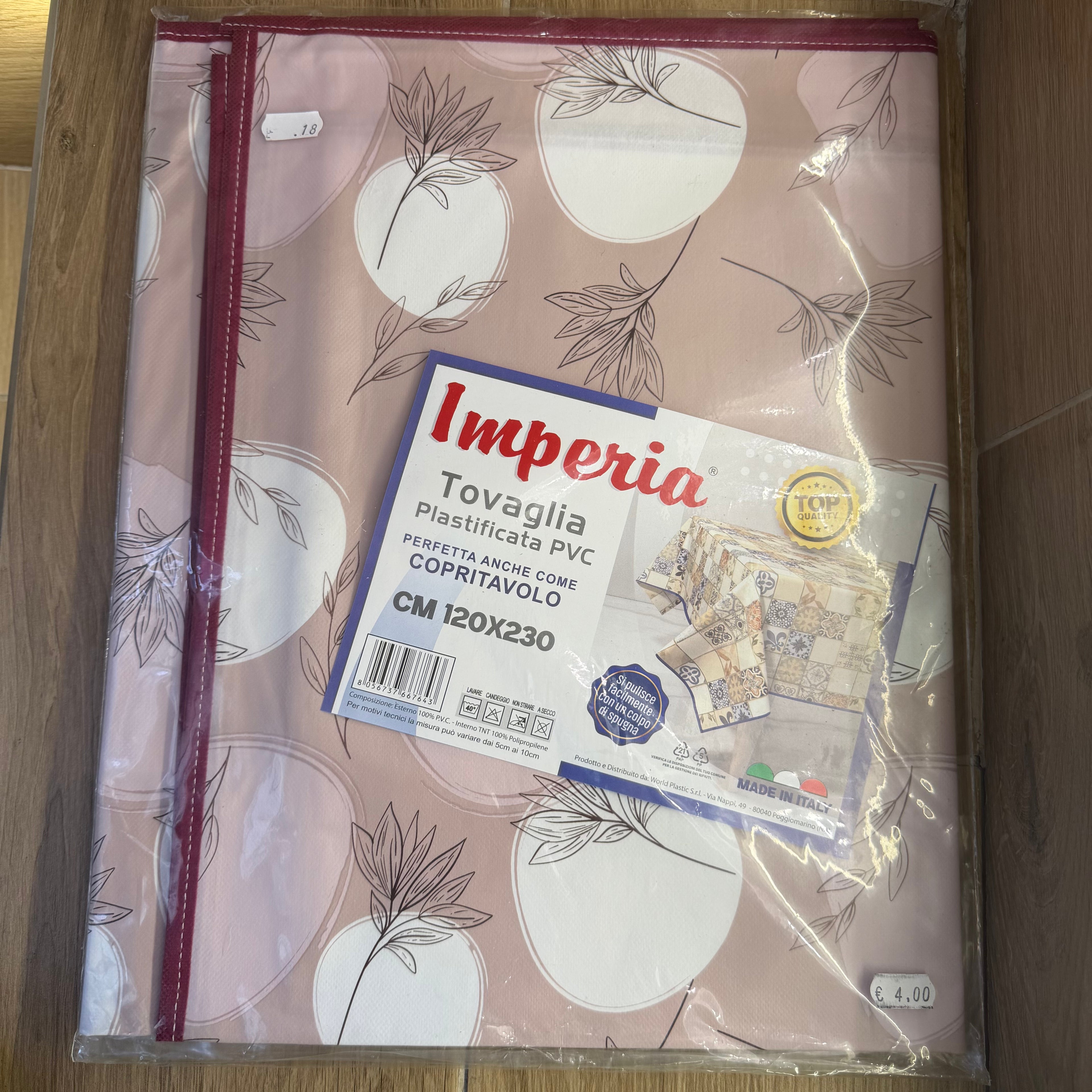 Tovaglia Plastica X12 "120X130"