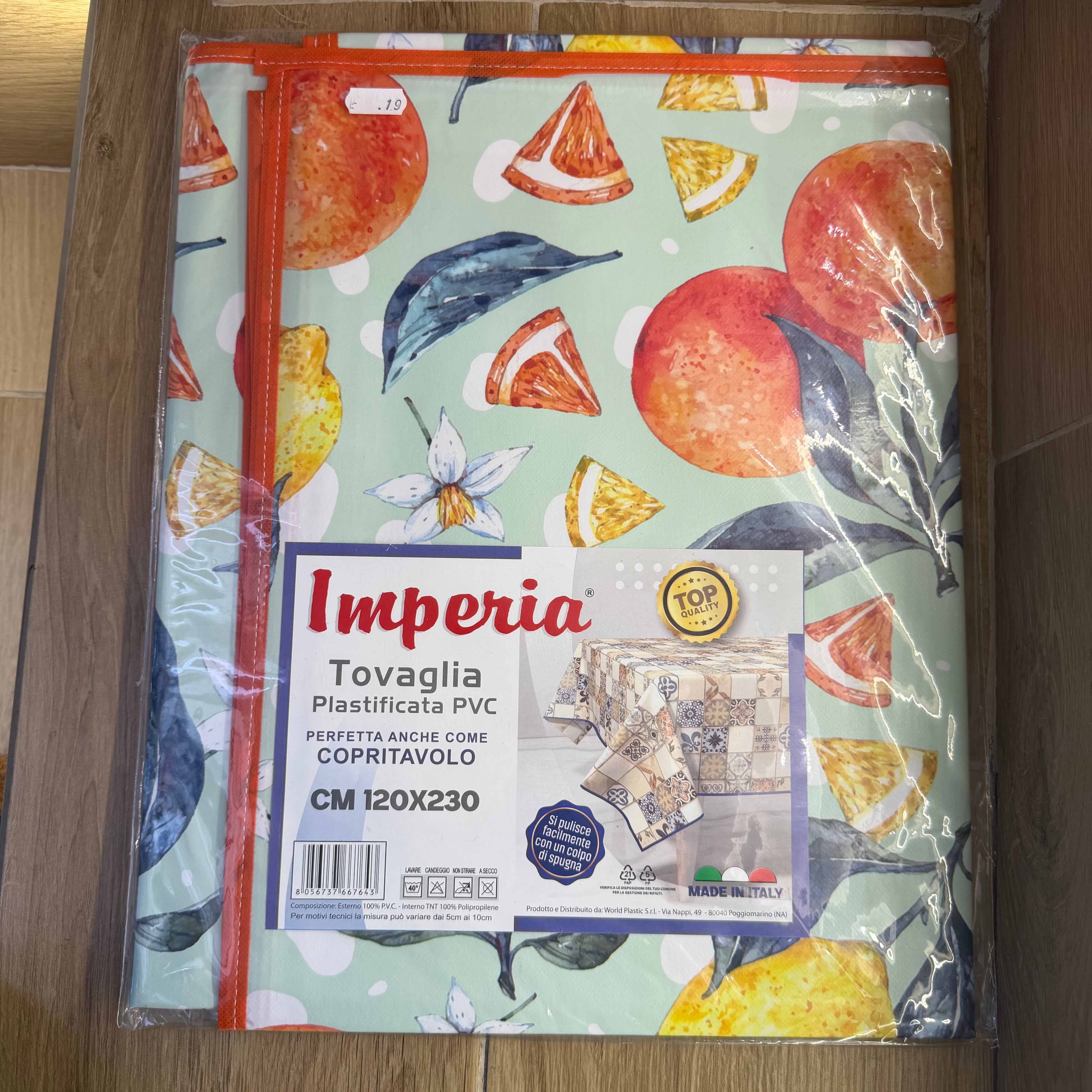 Tovaglia Plastica X12 "120X130"