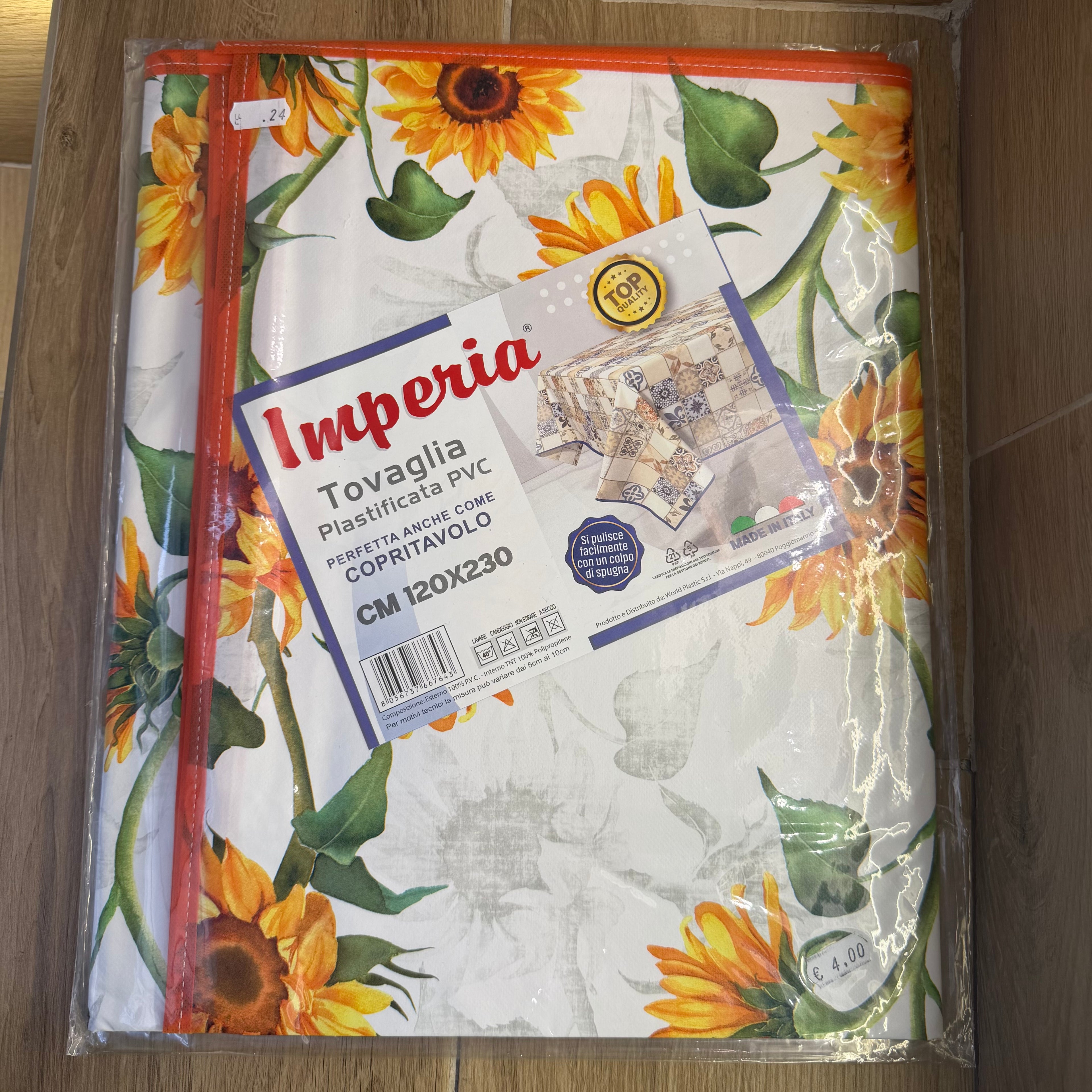 Tovaglia Plastica X12 "120X130"