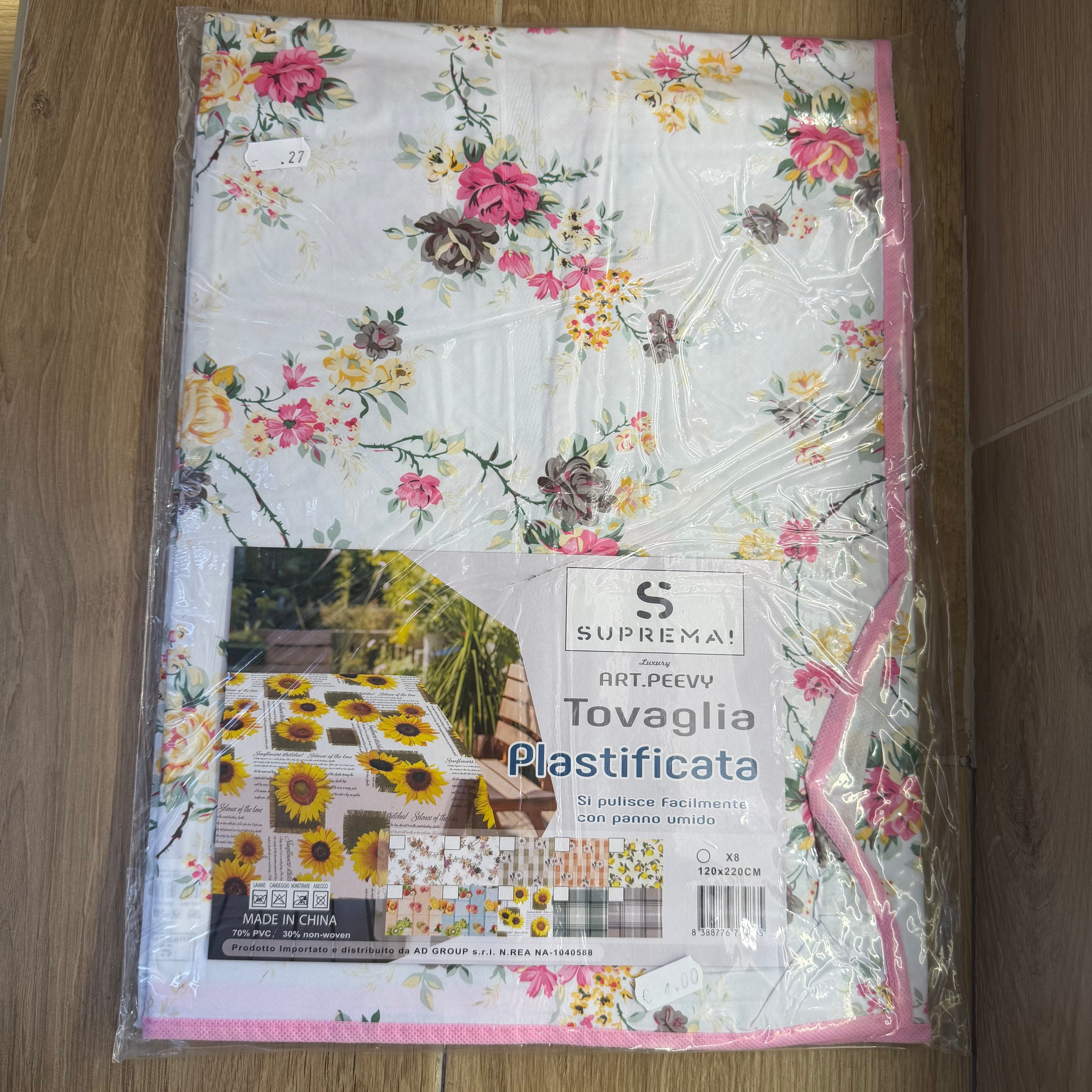 Tovaglia Plastica X12 "120X130"