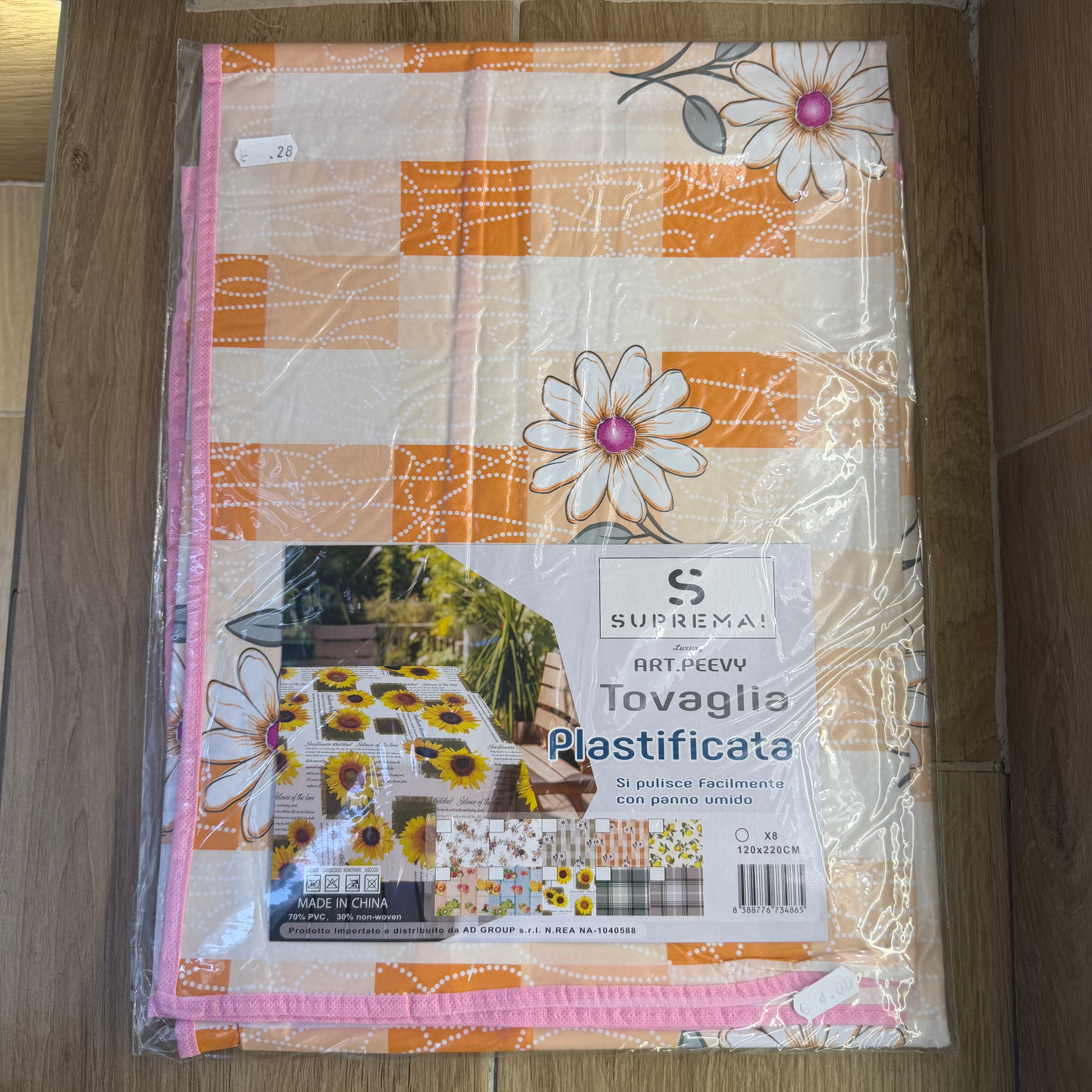 Tovaglia Plastica X12 "120X130"