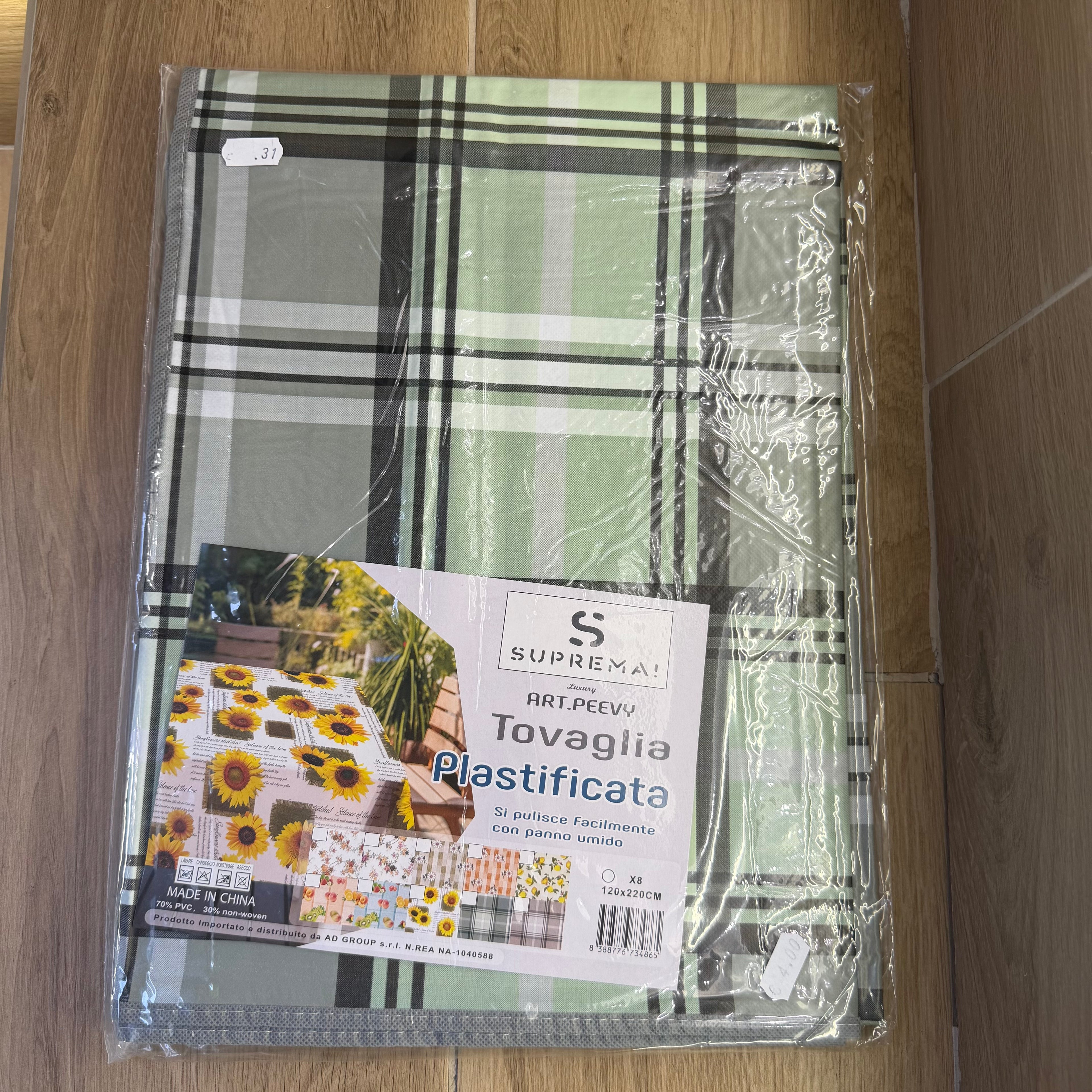 Tovaglia Plastica X12 "120X130"