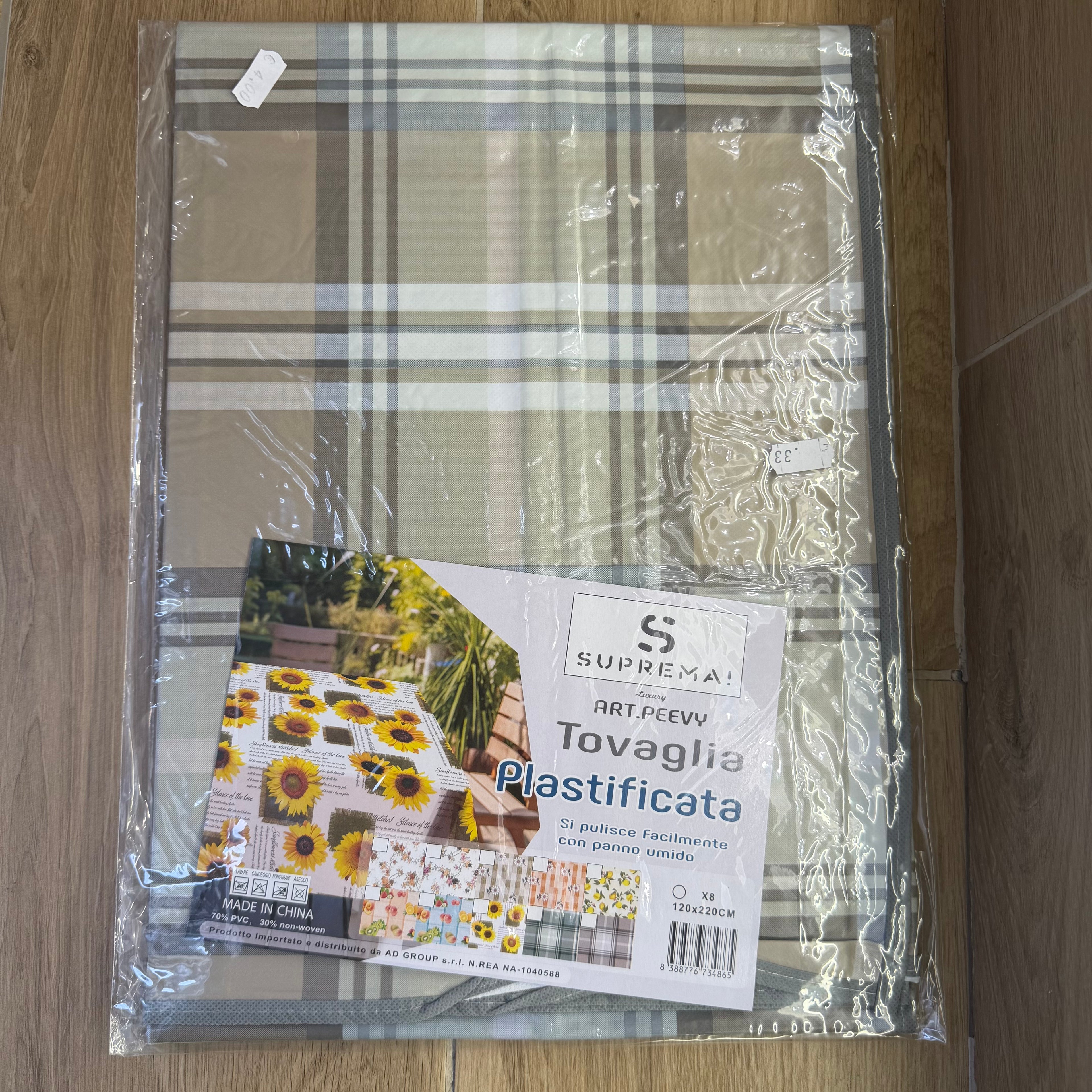 Tovaglia Plastica X12 "120X130"