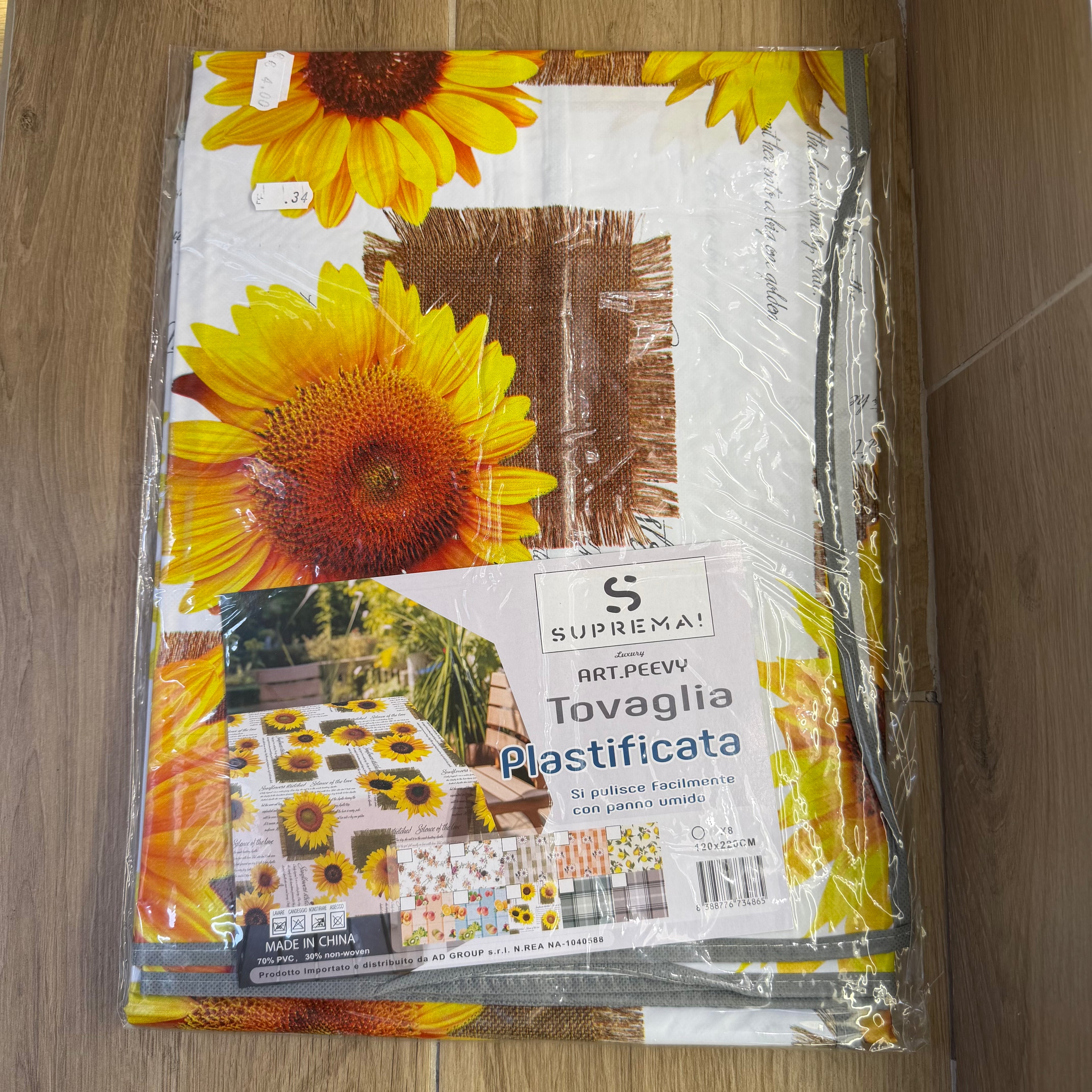 Tovaglia Plastica X12 "120X130"