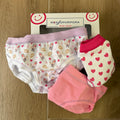 Slip Bimba Rosso Porpora 3 pezzi