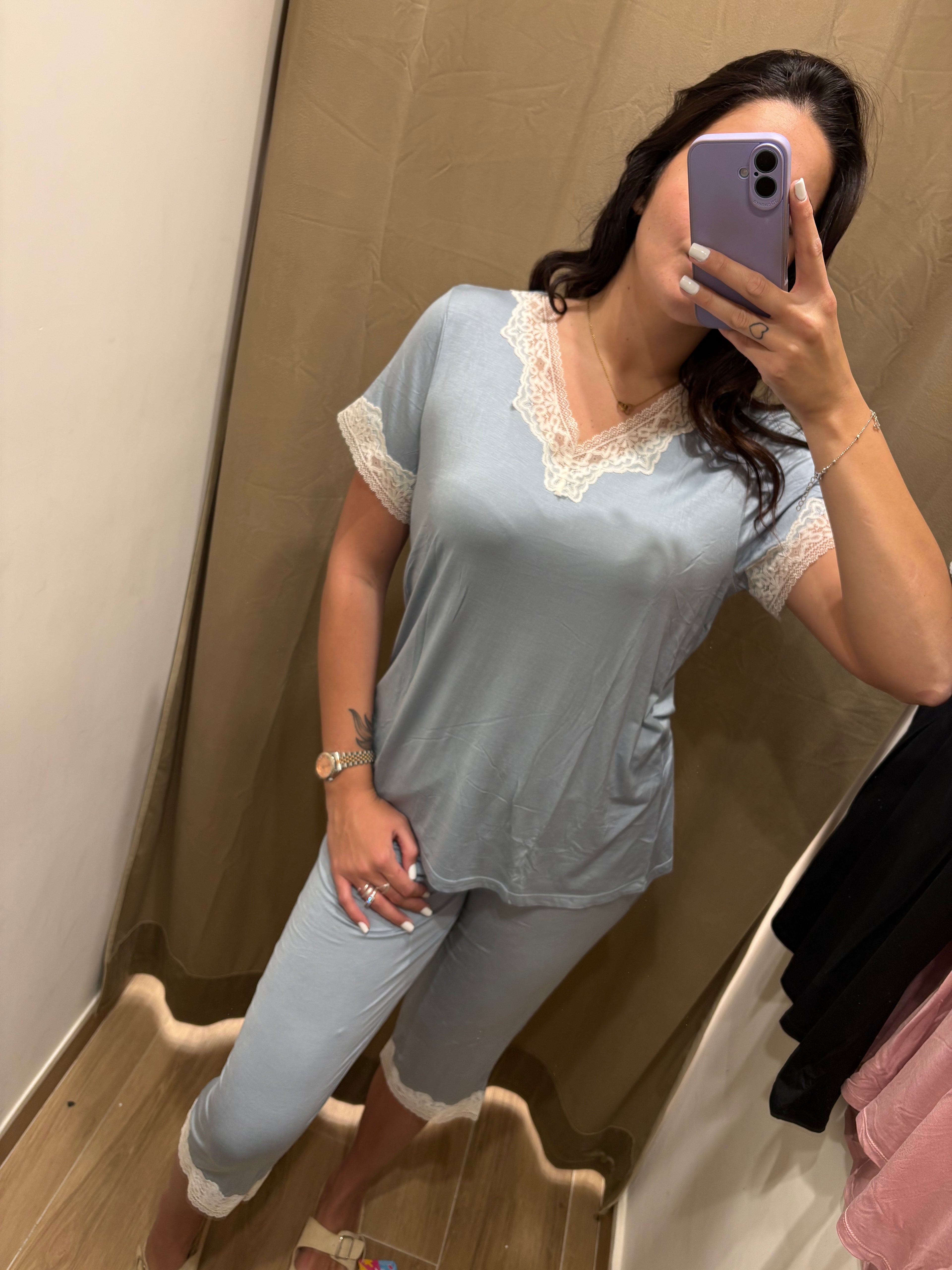 Pigiama Pinocchietto Da Donna Fuanna AP4081