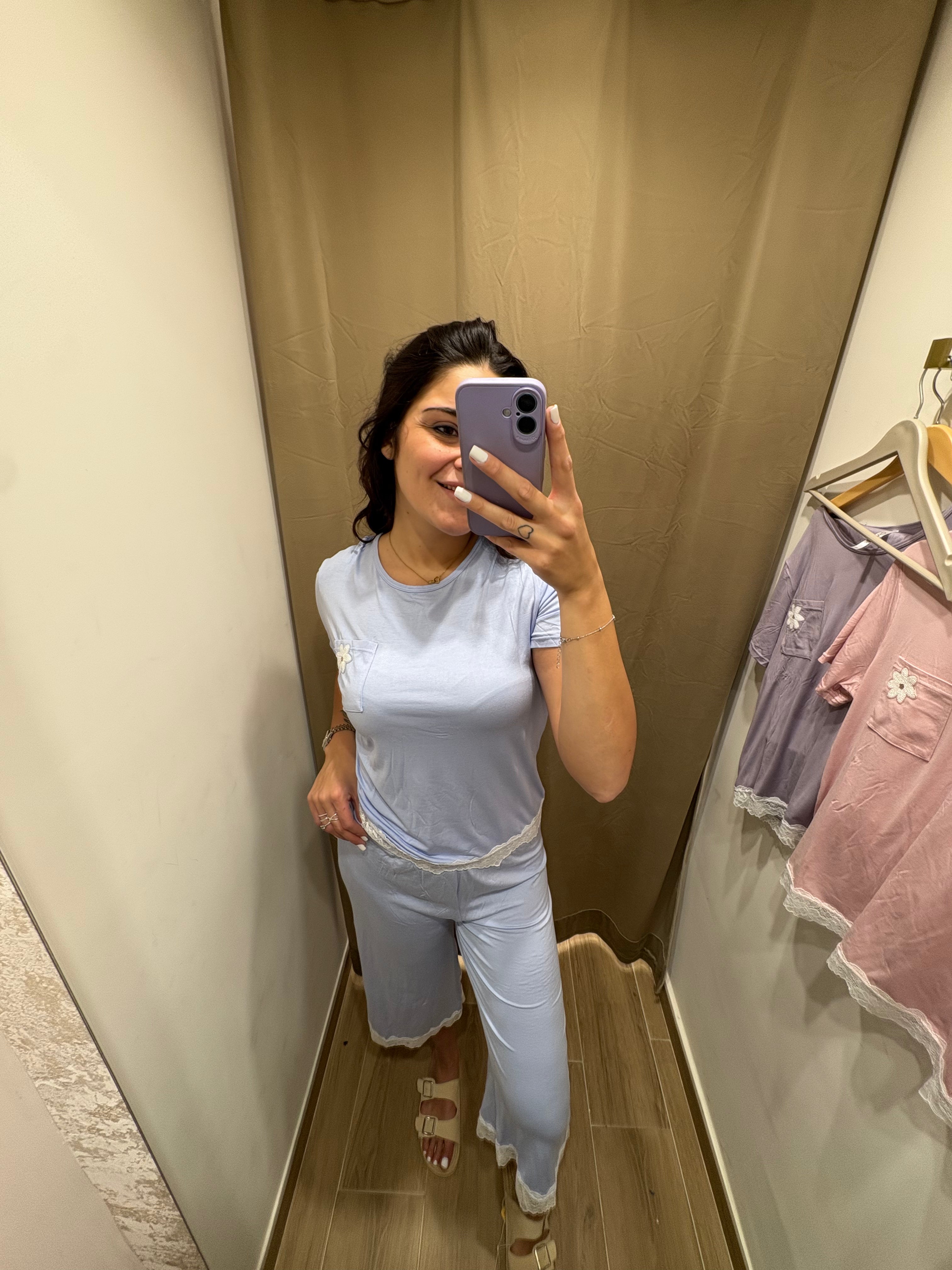 Pigiama Pinocchietto Da Donna Caress Y1728