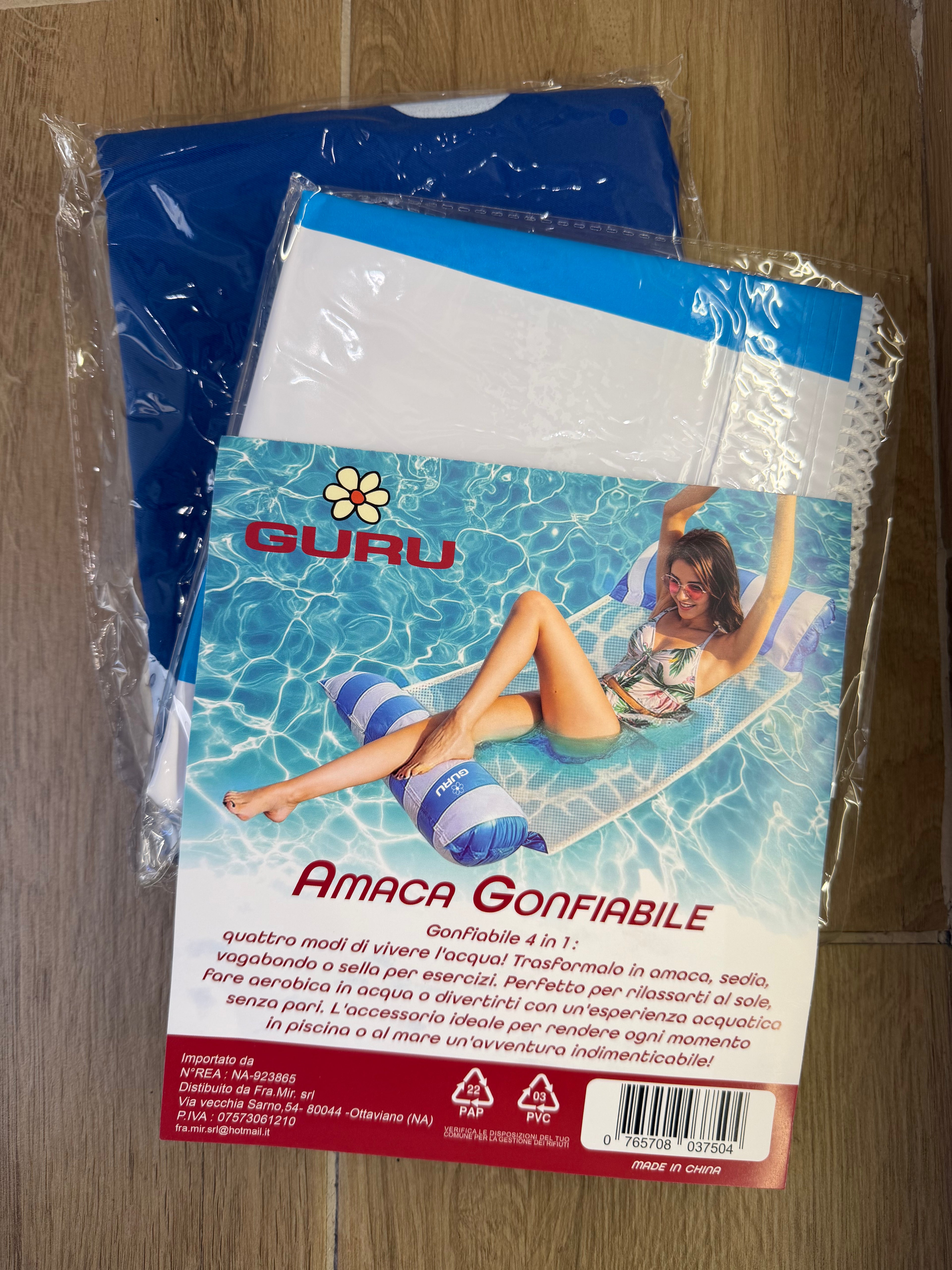 Amaca Gonfiabile + Telo Guru