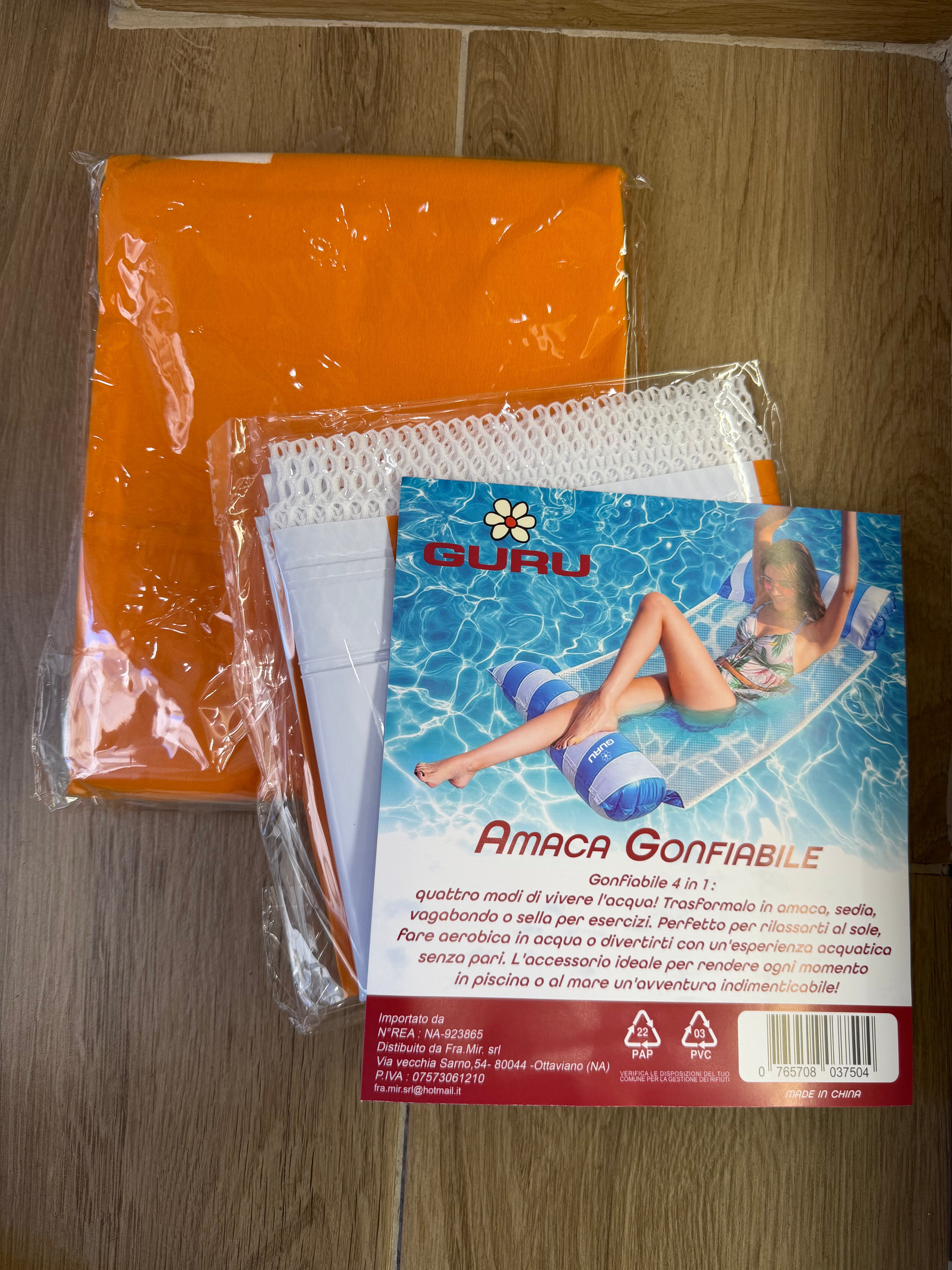Amaca Gonfiabile + Telo Guru