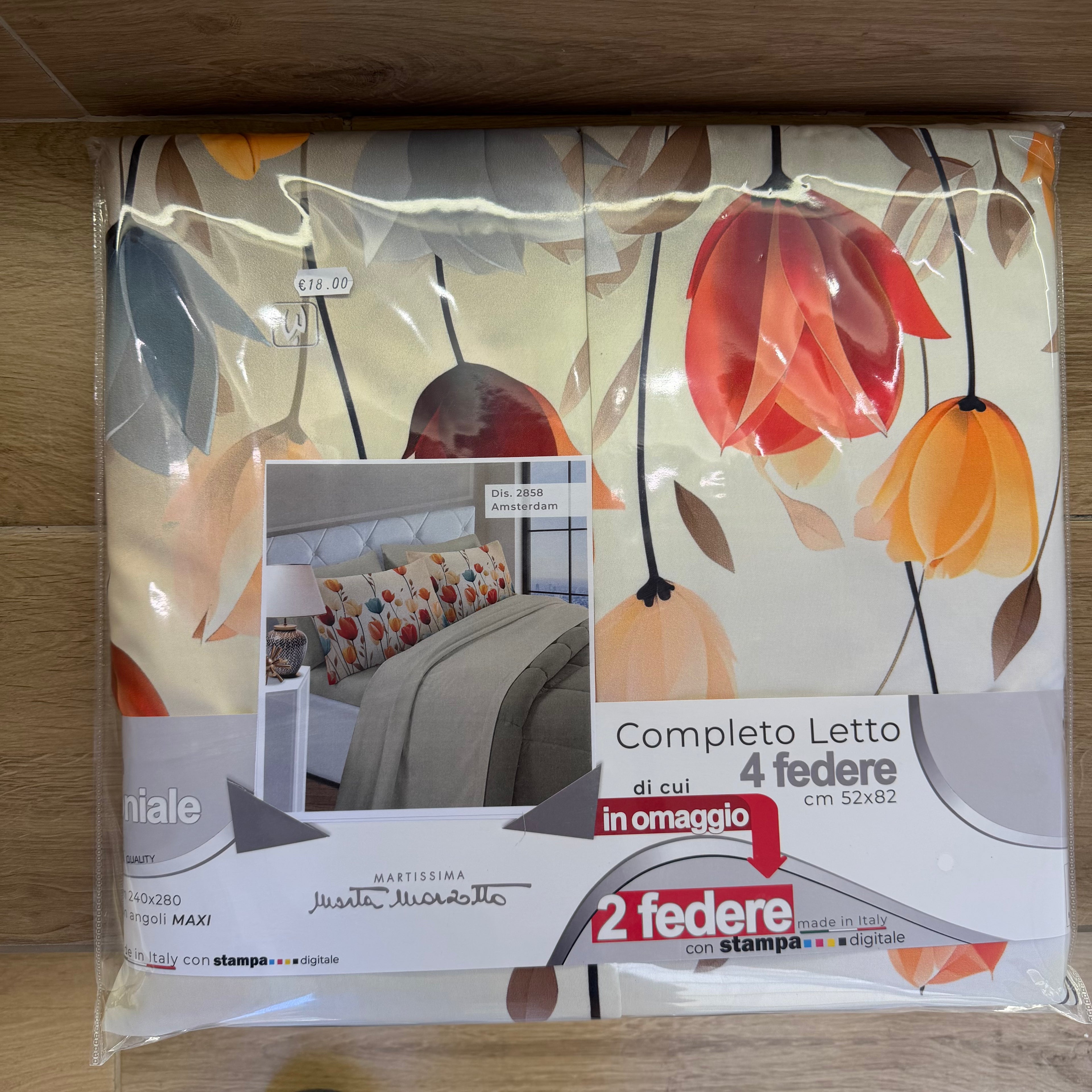 Lenzuola 4 Federe Marzotto
