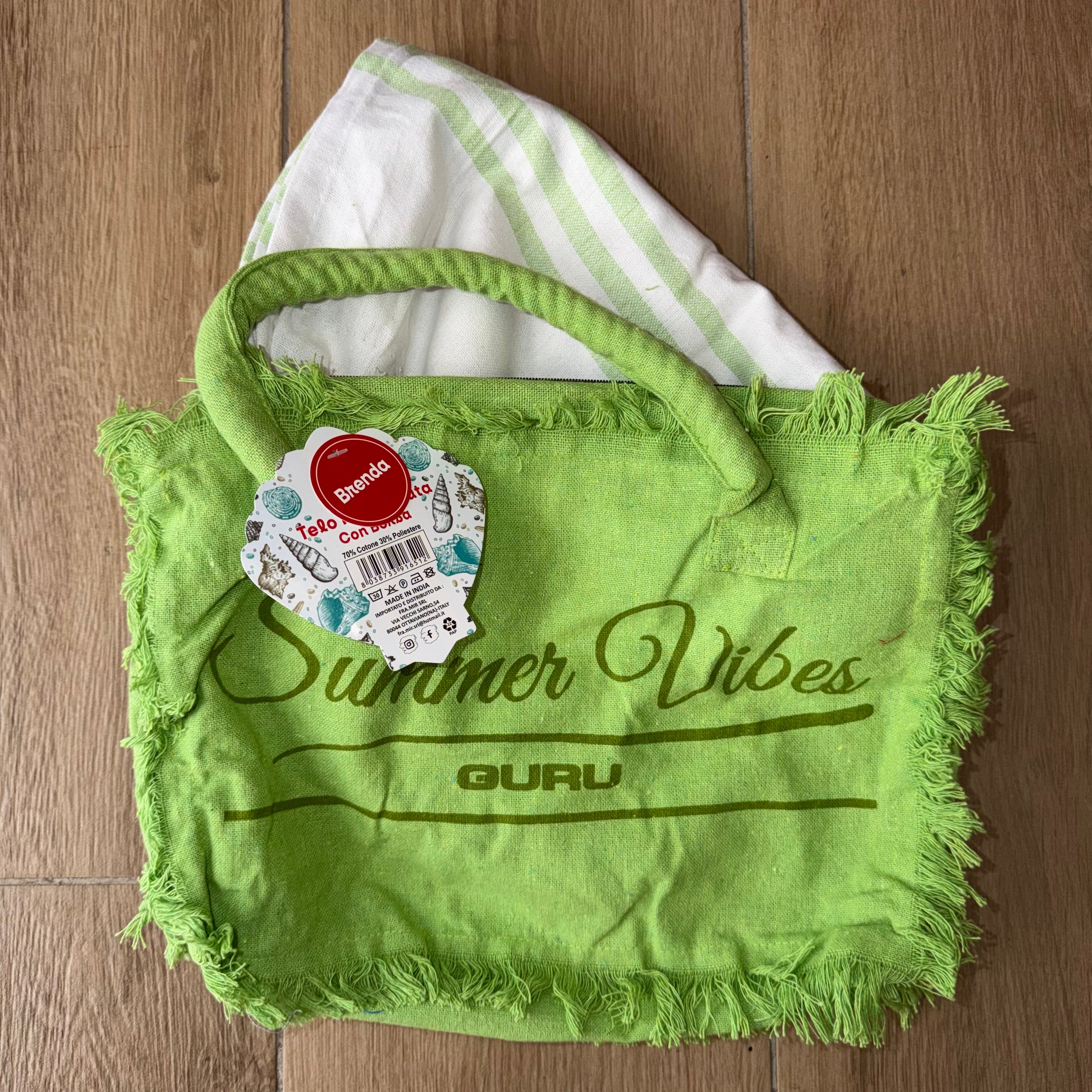 Telo Mare Con Borsa Guru
