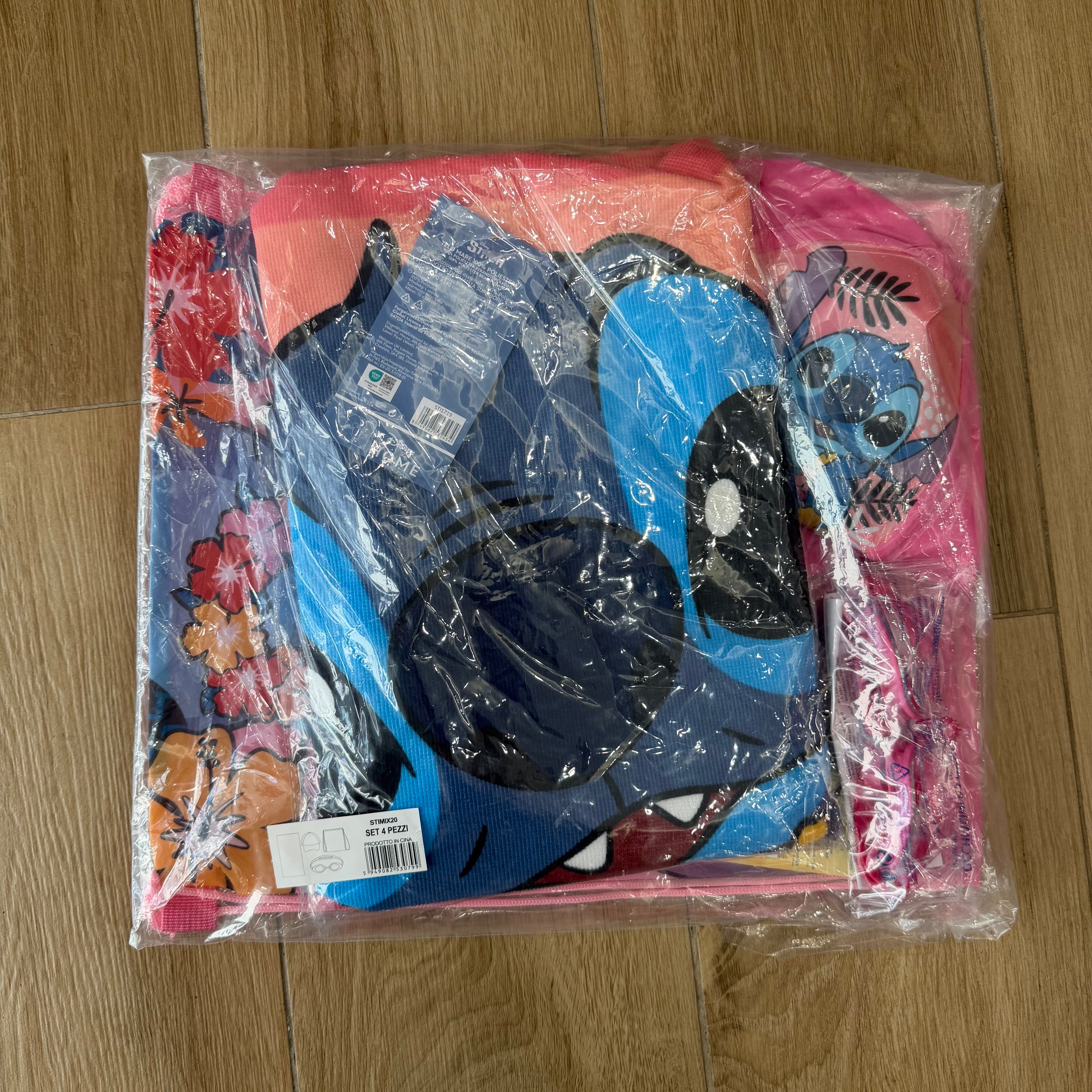 SET 4 PEZZI MARE BIMBI