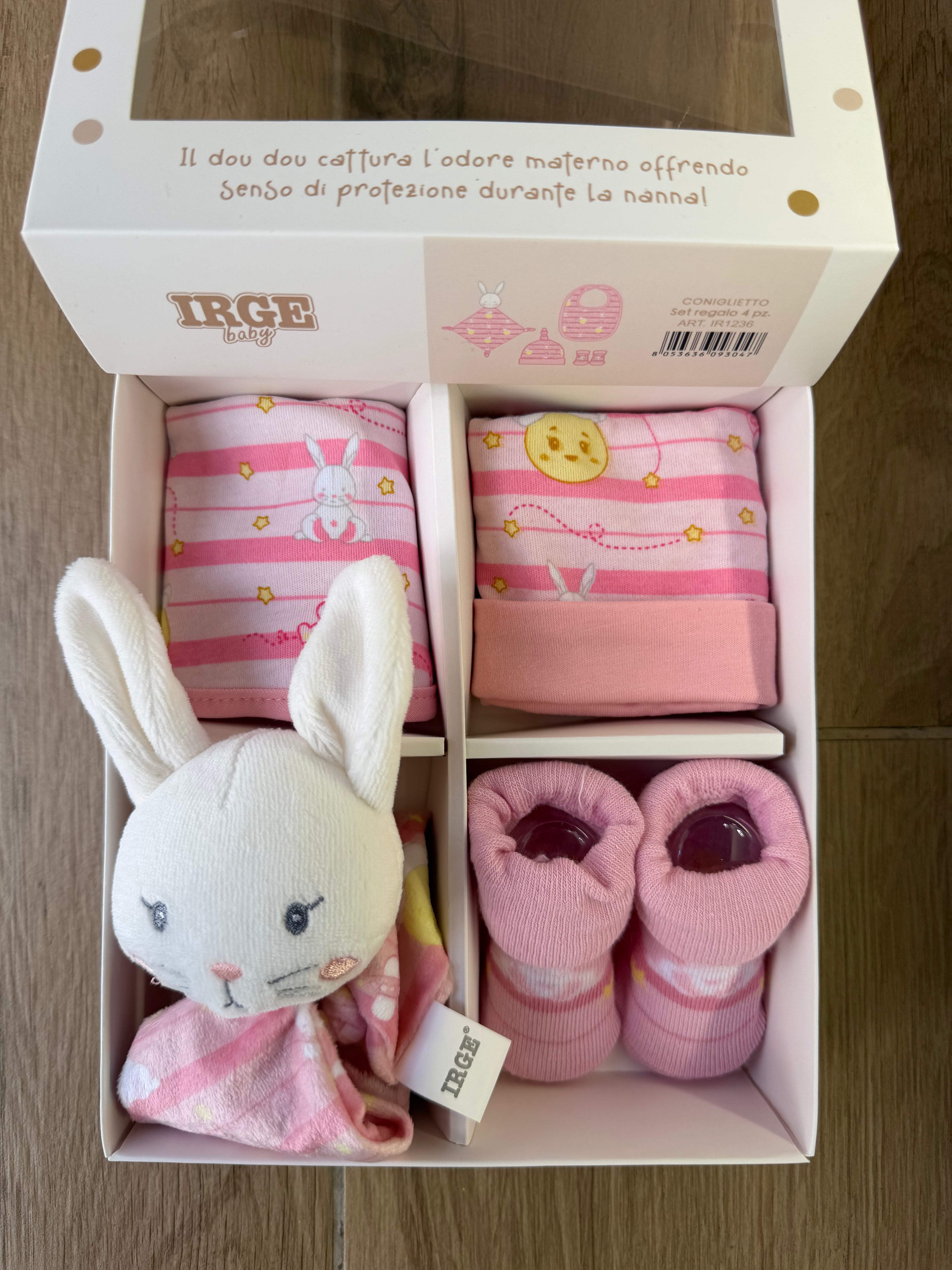 Idea Regalo Neonati 4 pezzi