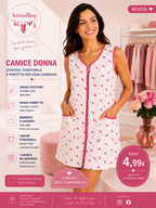 Camice Con Zip Cotone