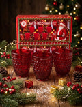 Bicchieri Bolle Natale 6 Pezzi