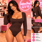 Body con coppe senza ferretto Marrone