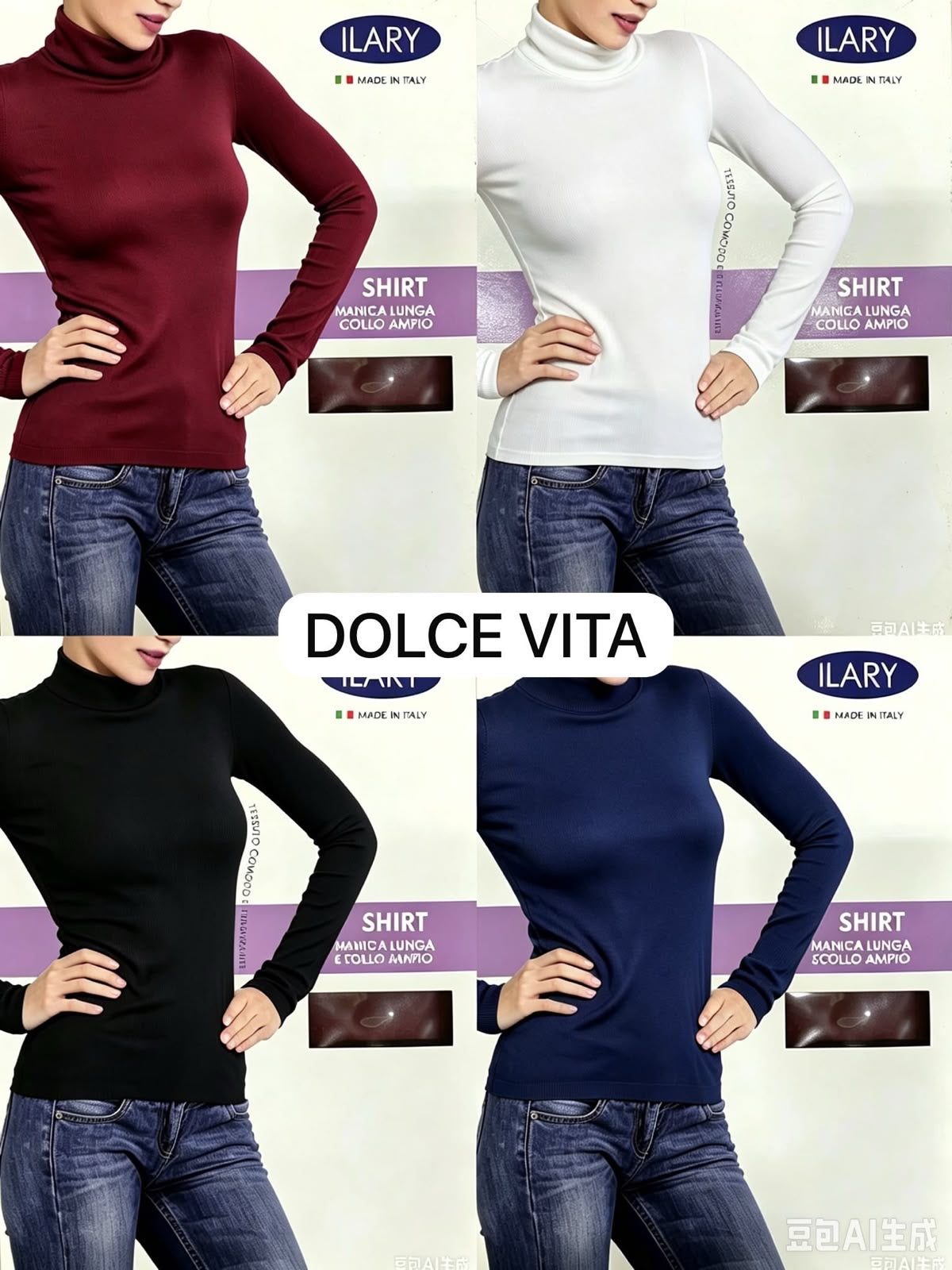 Sotto giacca ILARY bordeaux bianco nero blu