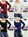 Girocollo ILARY bordeaux bianco nero blu